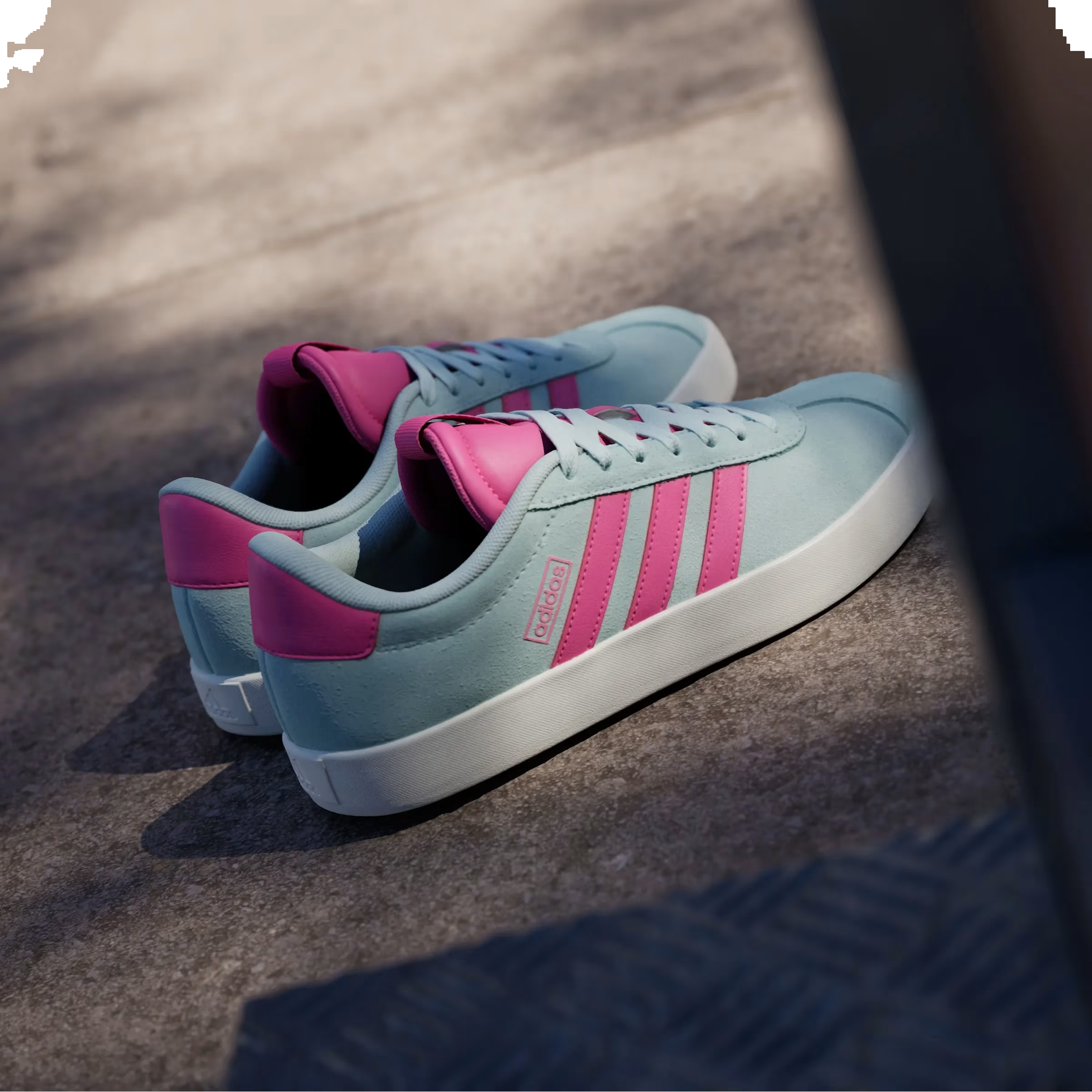adidas VL Court 3.0 Halo Mint Pulse Magenta Bliss Pink (Women's)