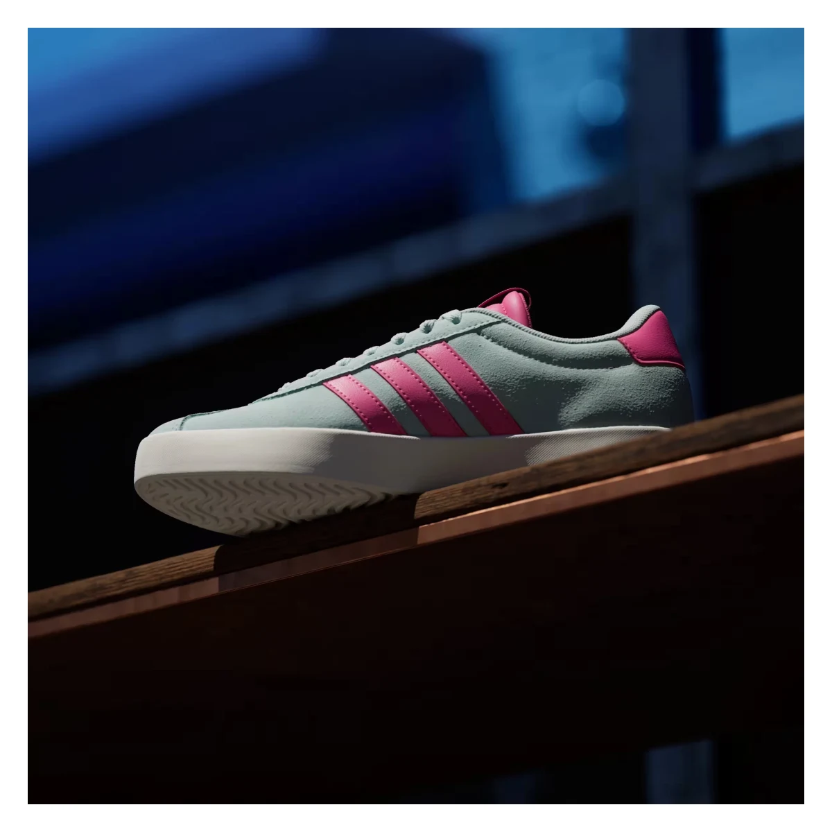 adidas VL Court 3.0 Halo Mint Pulse Magenta Bliss Pink (Women's)
