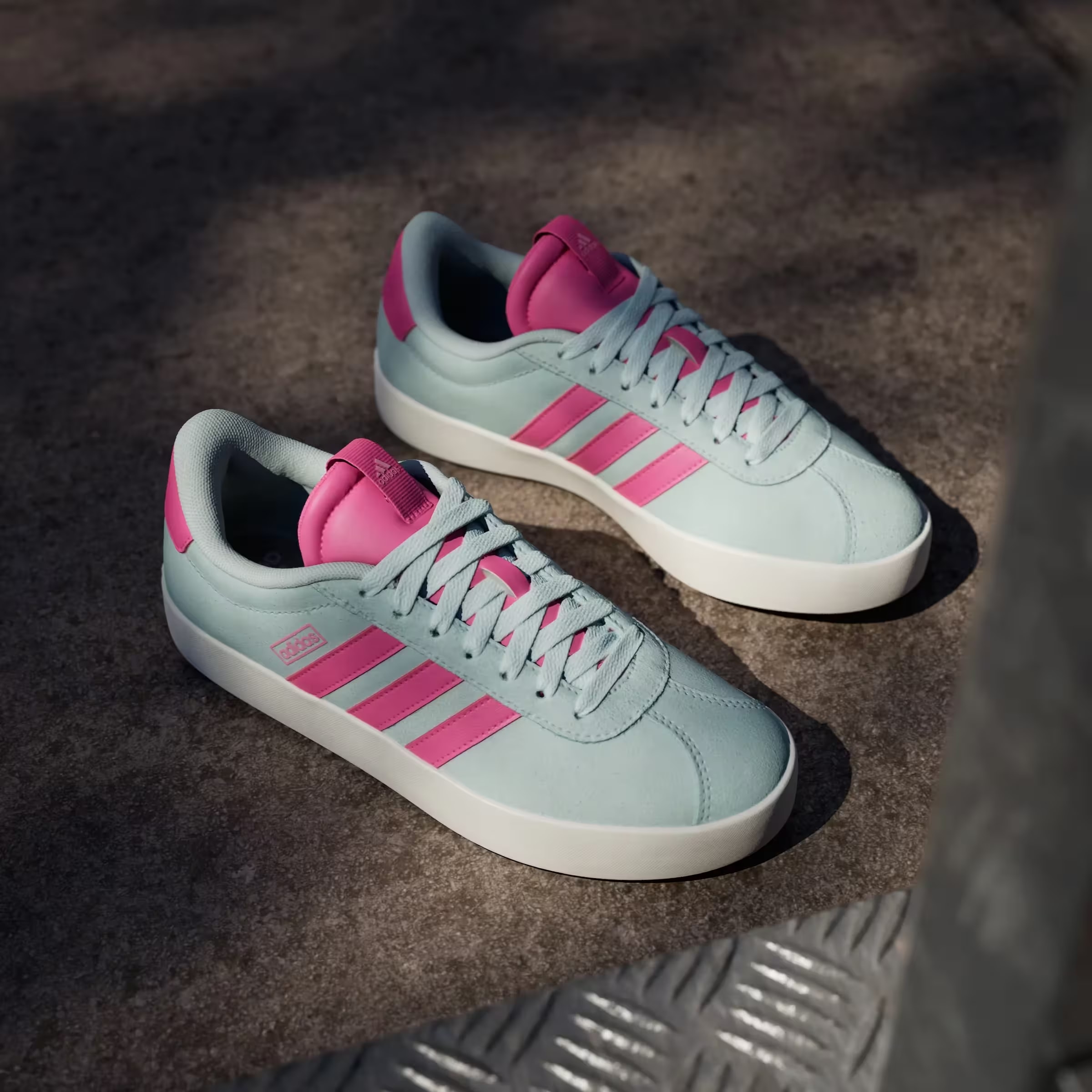 adidas VL Court 3.0 Halo Mint Pulse Magenta Bliss Pink (Women's)