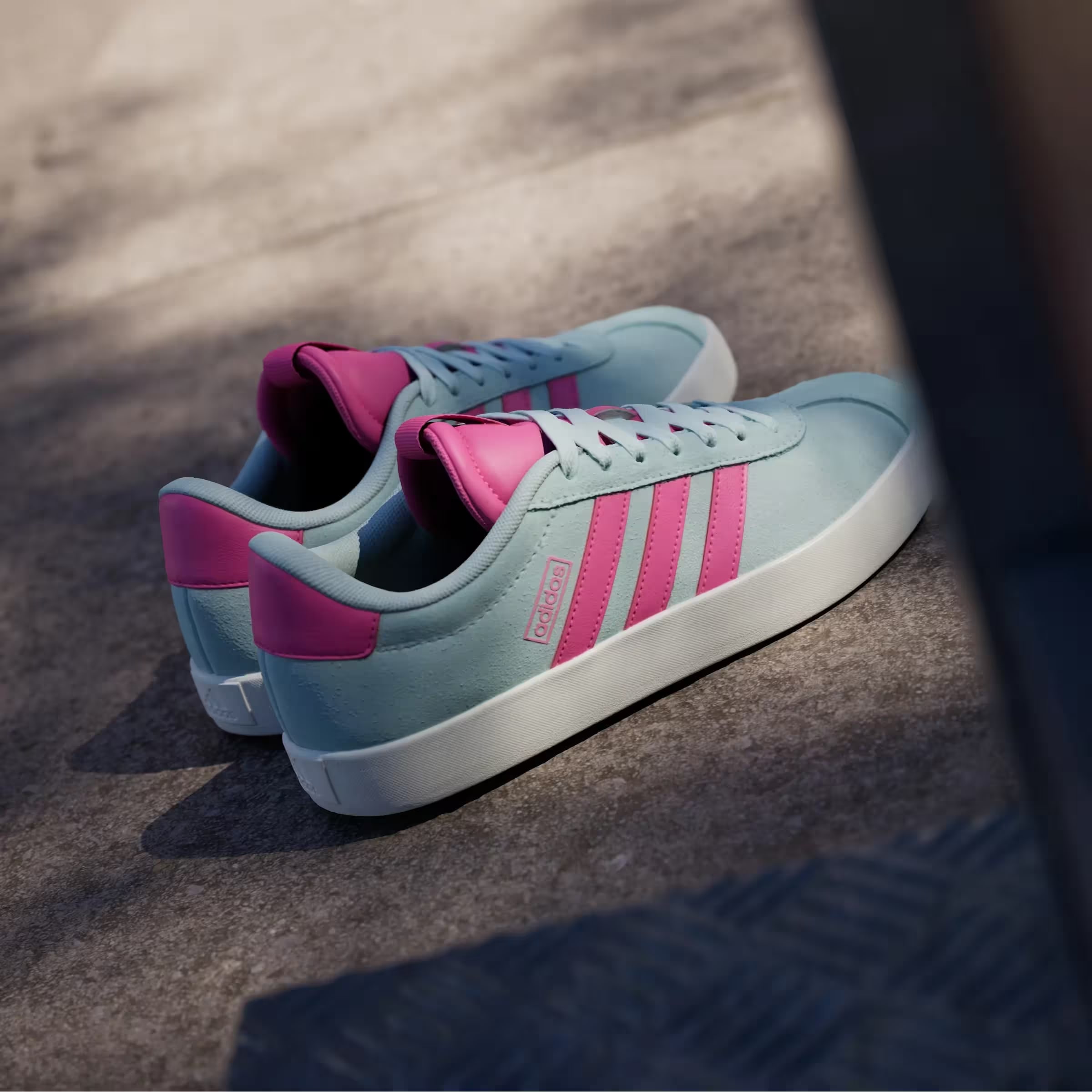 adidas VL Court 3.0 Halo Mint Pulse Magenta Bliss Pink (Women's)