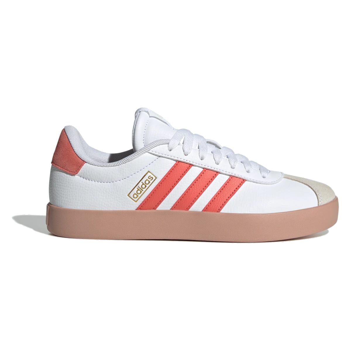 adidas VL Court 3.0 Cloud White Preloved Scarlet Gold Metallic (Women's)
