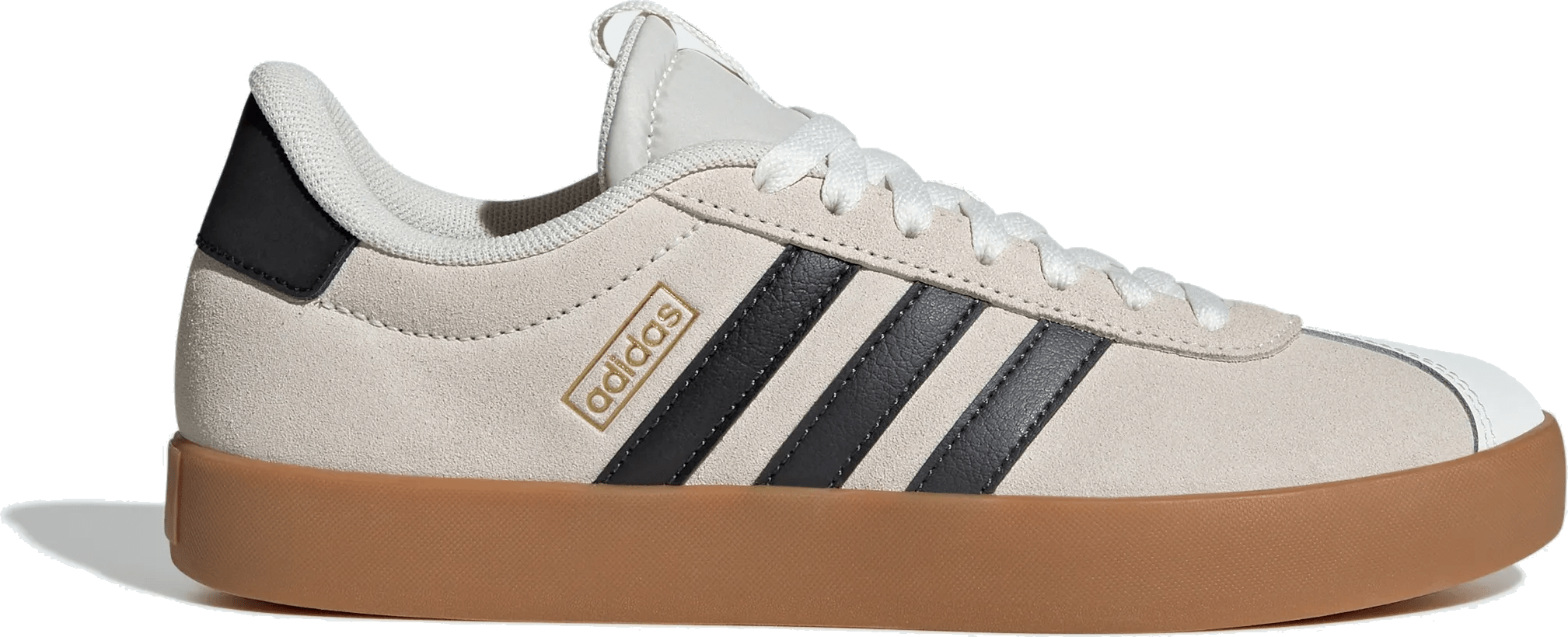 adidas VL Court 3.0 Off White Grey Six Gold Metallic (Women's)