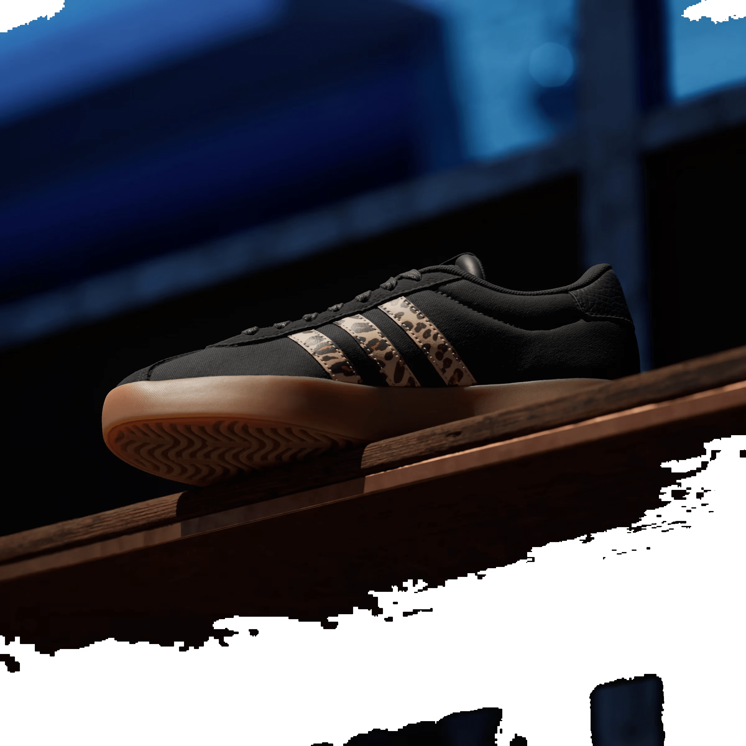 adidas VL Court 3.0 Black Leopard (Women's)