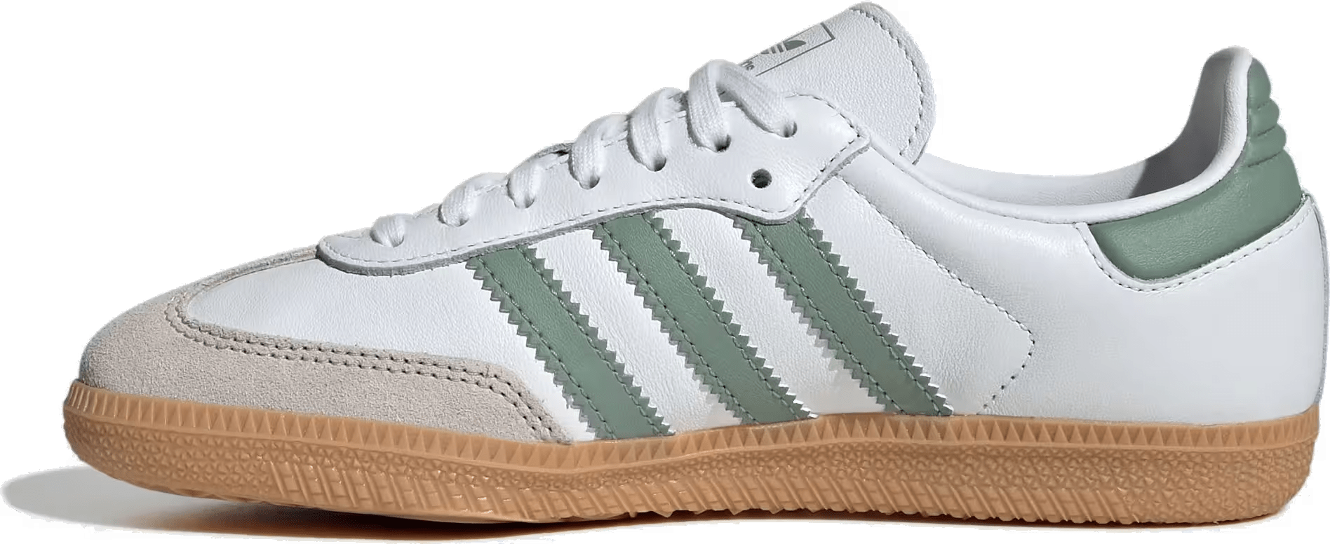 adidas Samba OG Cloud White Silver Green (GS)