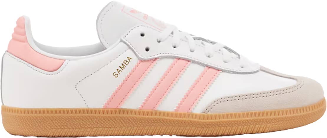 adidas Samba OG White Coral Pink (GS)