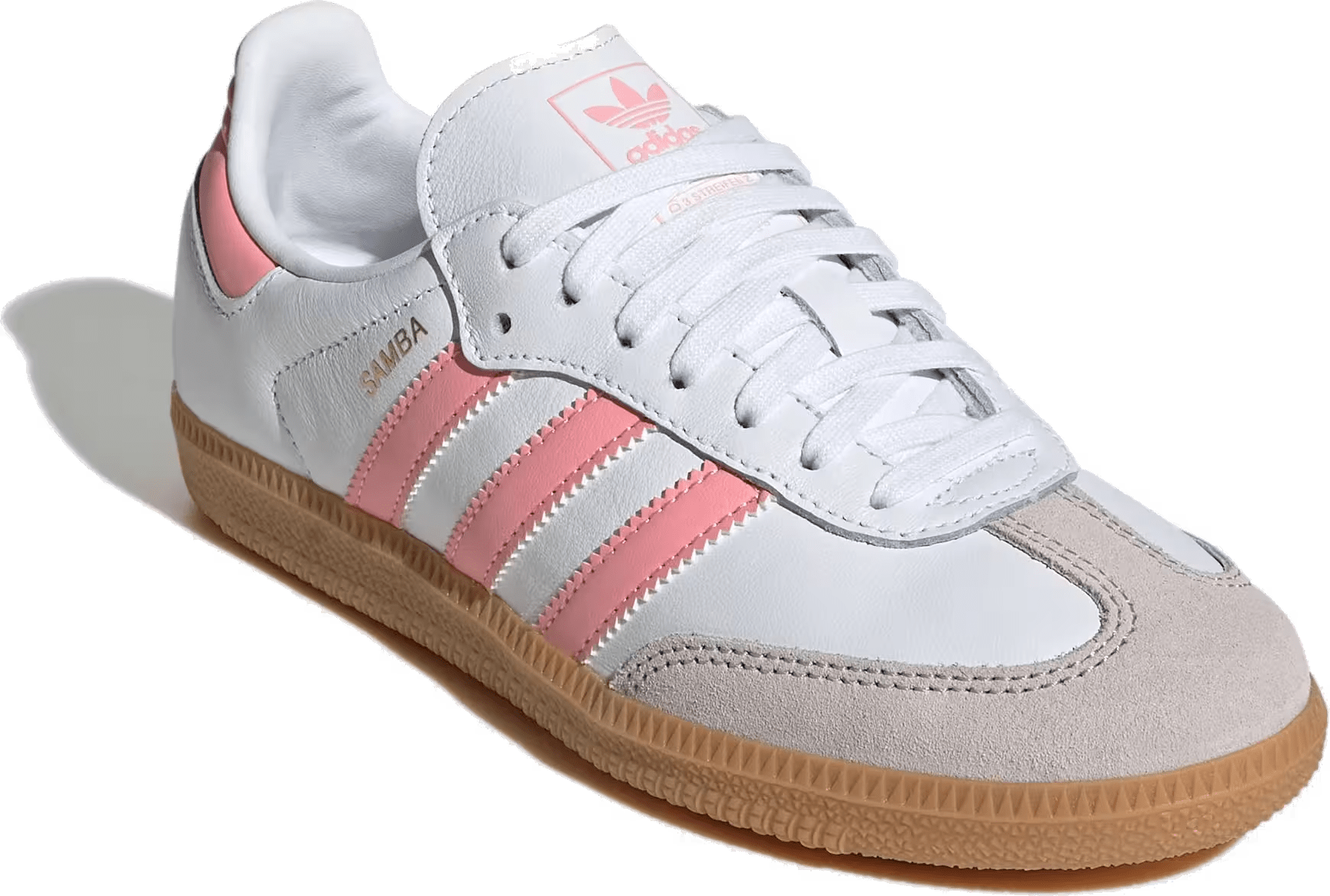 adidas Samba OG White Coral Pink (GS)