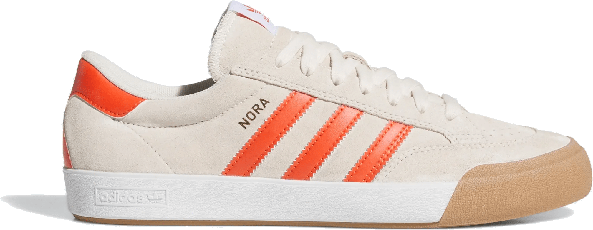 adidas Nora Wonder White Orange Gum