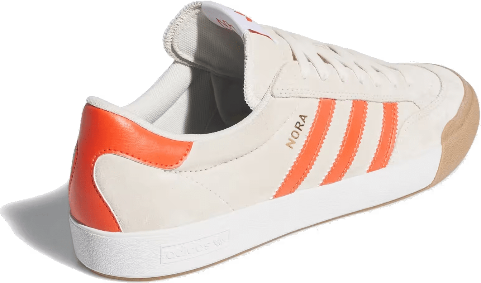 adidas Nora Wonder White Orange Gum