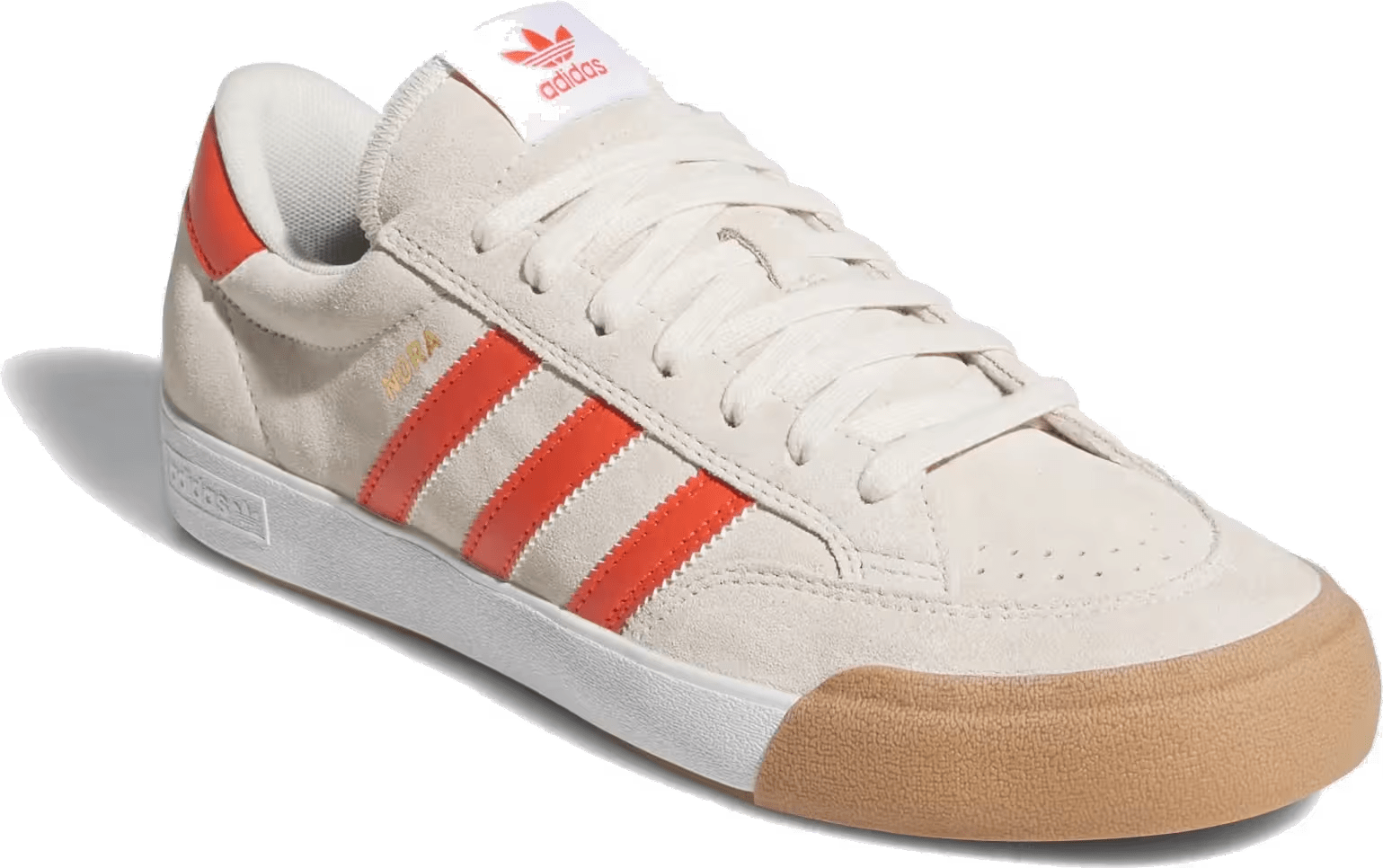 adidas Nora Wonder White Orange Gum