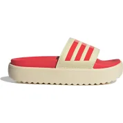 adidas Adilette Platform Slides Warm Vanilla Semi Lucid Red (Women's)