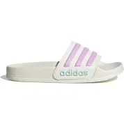 adidas Adilette Shower Slides Off White Bliss Lilac Halo Mint (GS)