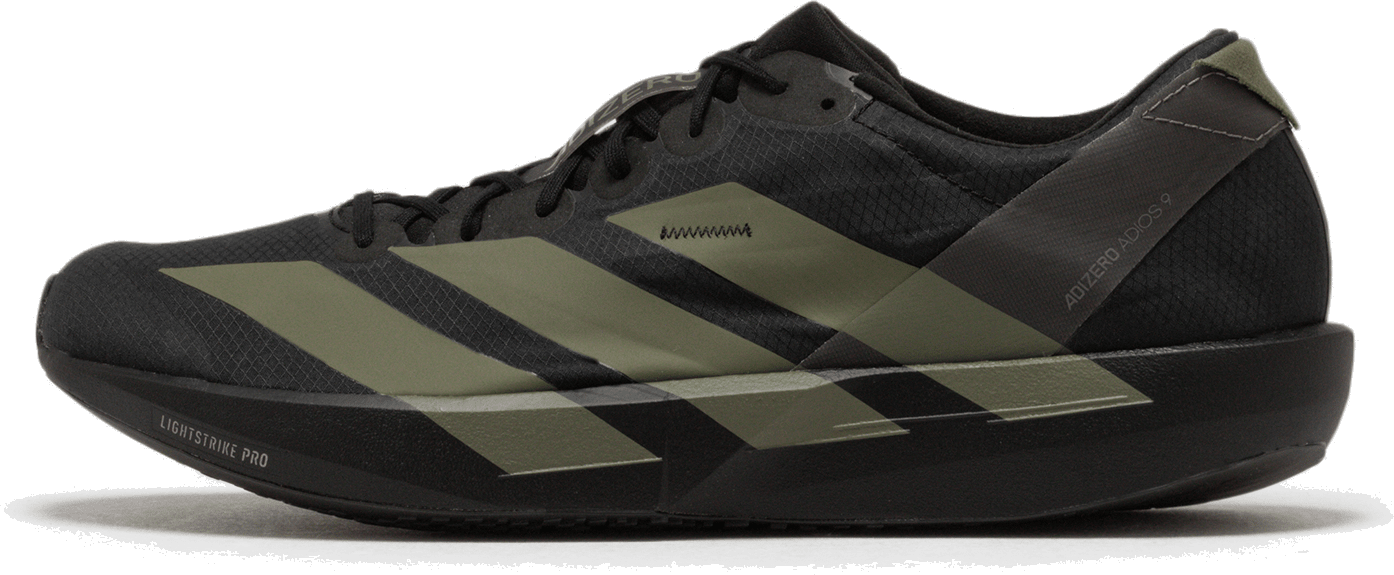 adidas Adizero Adios 9 Black Focus Olive