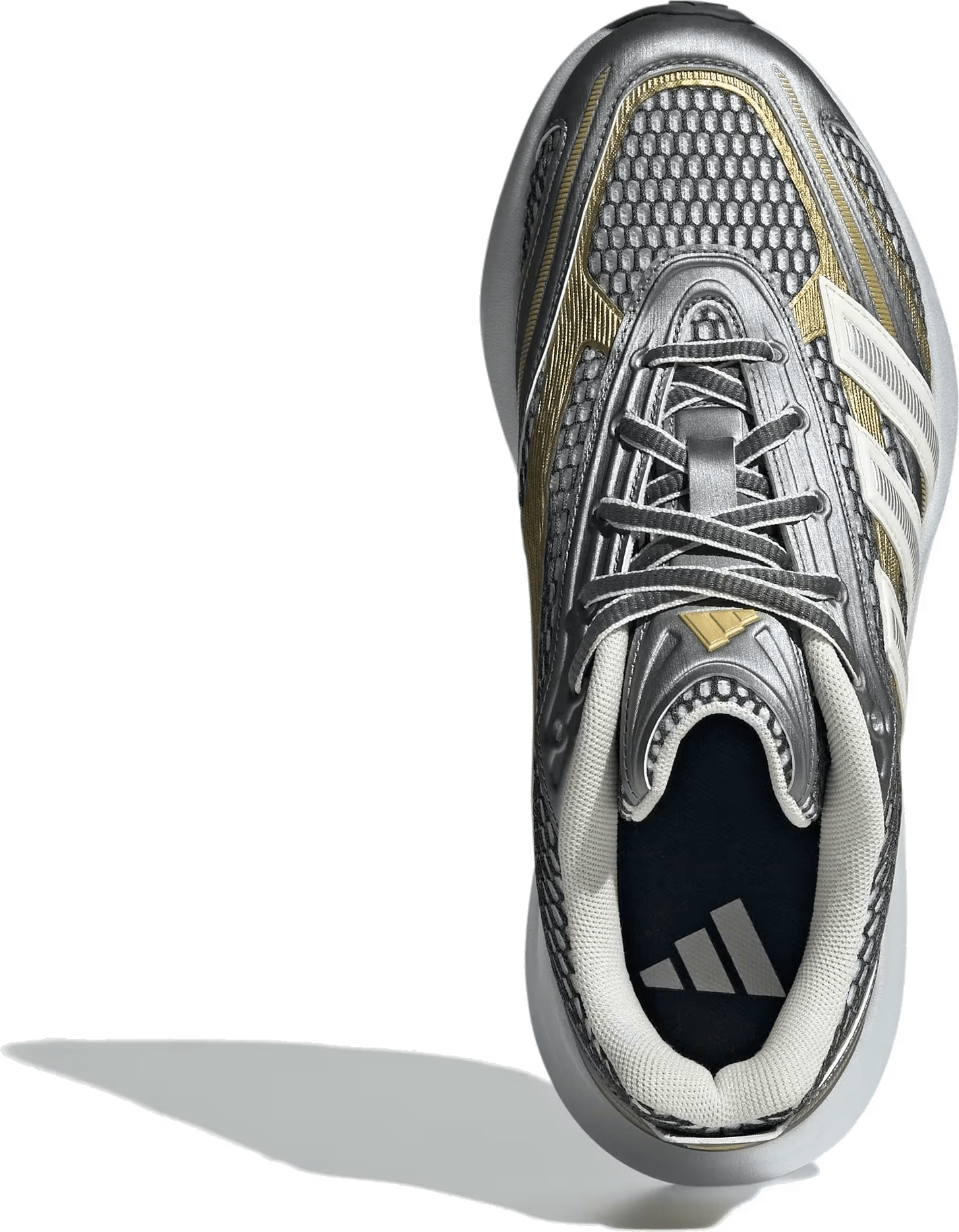 adidas Lightblaze Glow Core White Silver Metallic Matte Gold (Women's)