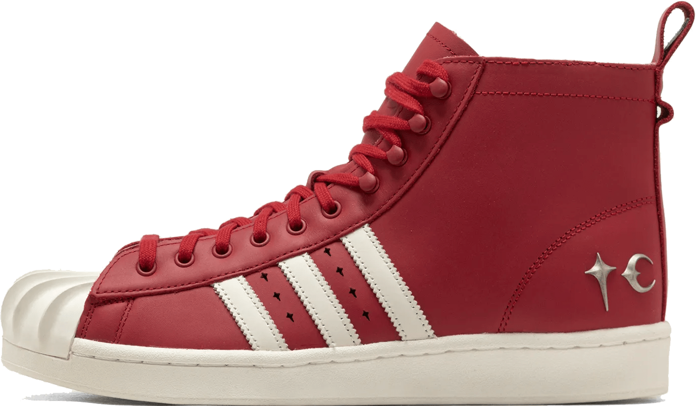 Thug Club x Adidas Superstar Boot Luxe "Red"