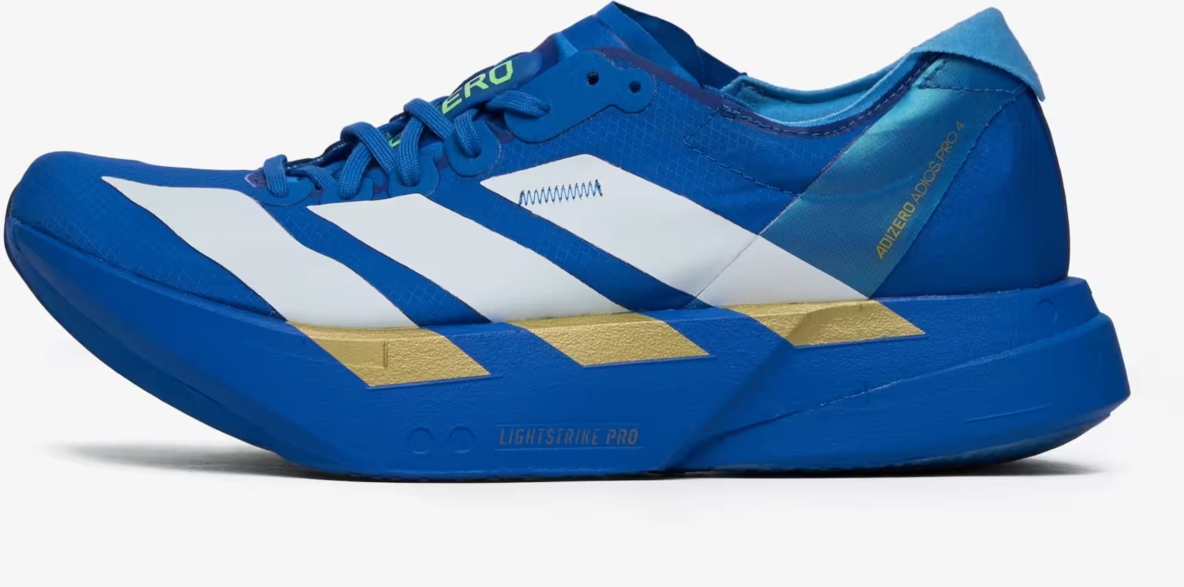 adidas Adizero Adios Pro 4 Blue White Lime Burst