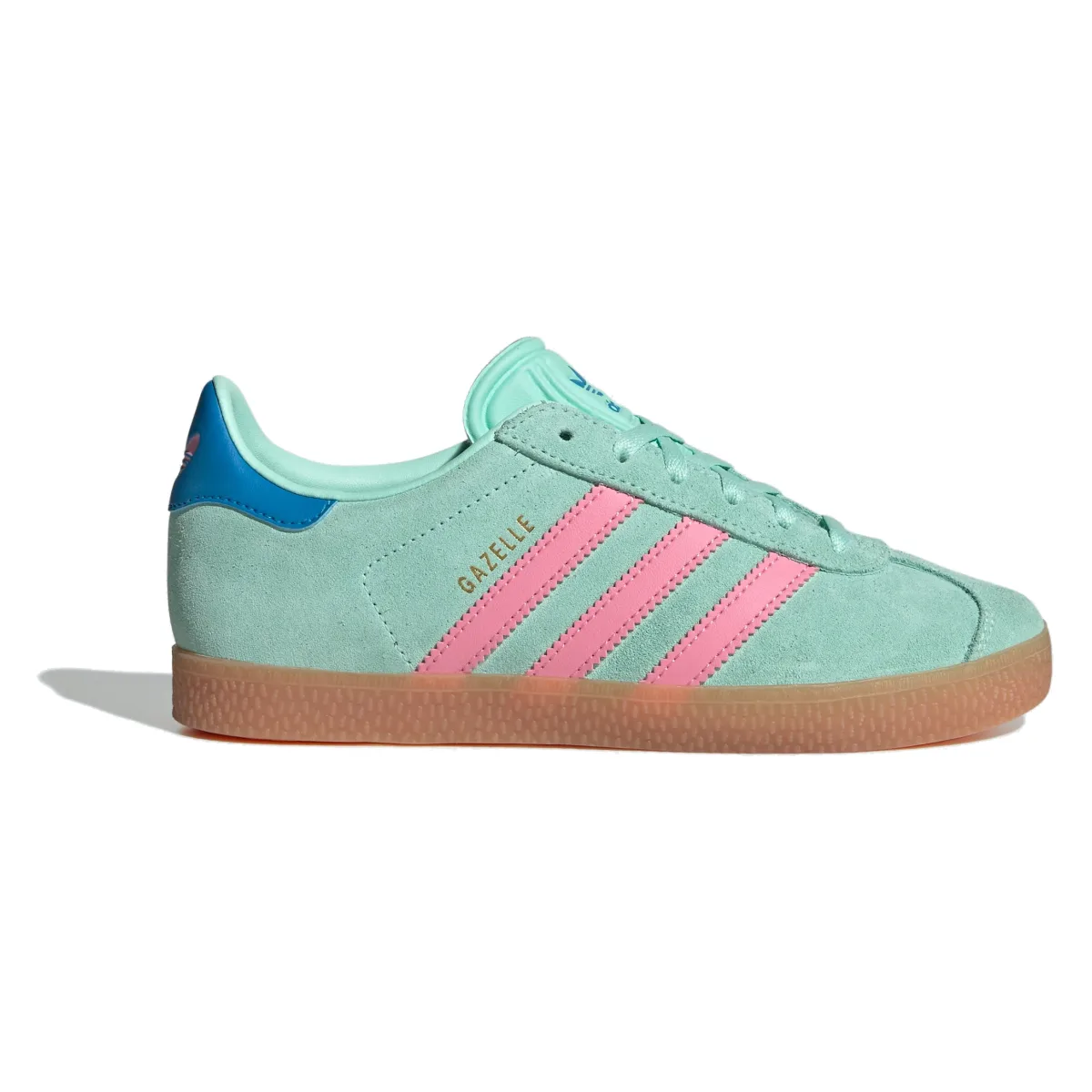 adidas Gazelle Clear Mint Bliss Pink Bright Blue (GS)