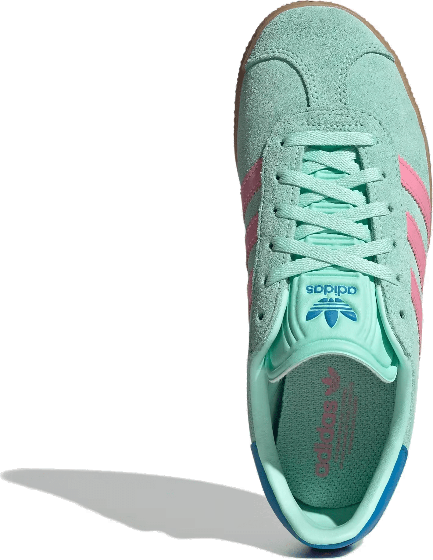 adidas Gazelle Clear Mint Bliss Pink Bright Blue (GS)