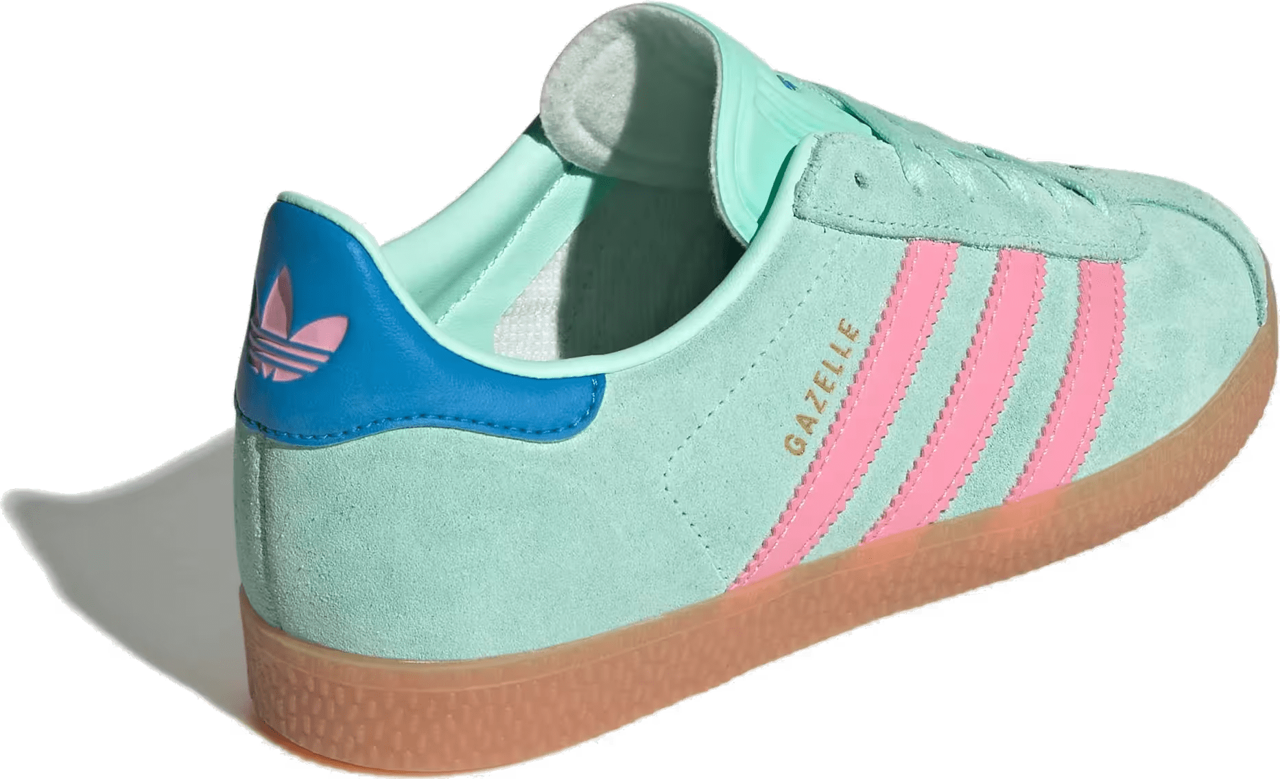 adidas Gazelle Clear Mint Bliss Pink Bright Blue (GS)