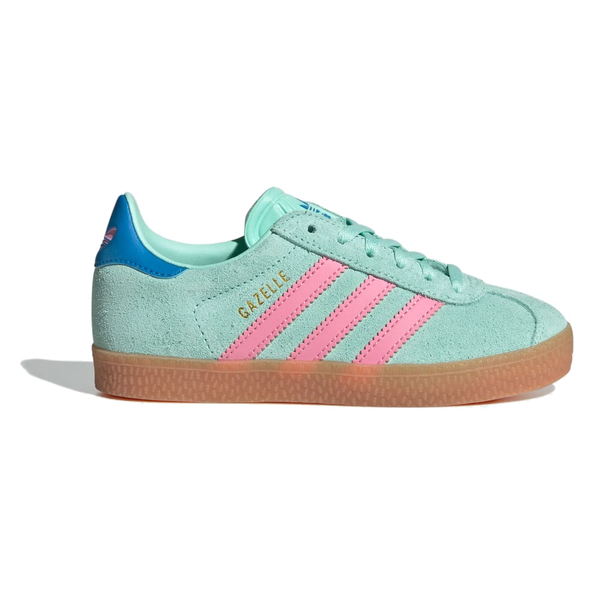 adidas Gazelle Clear Mint Bliss Pink Bright Blue (PS)