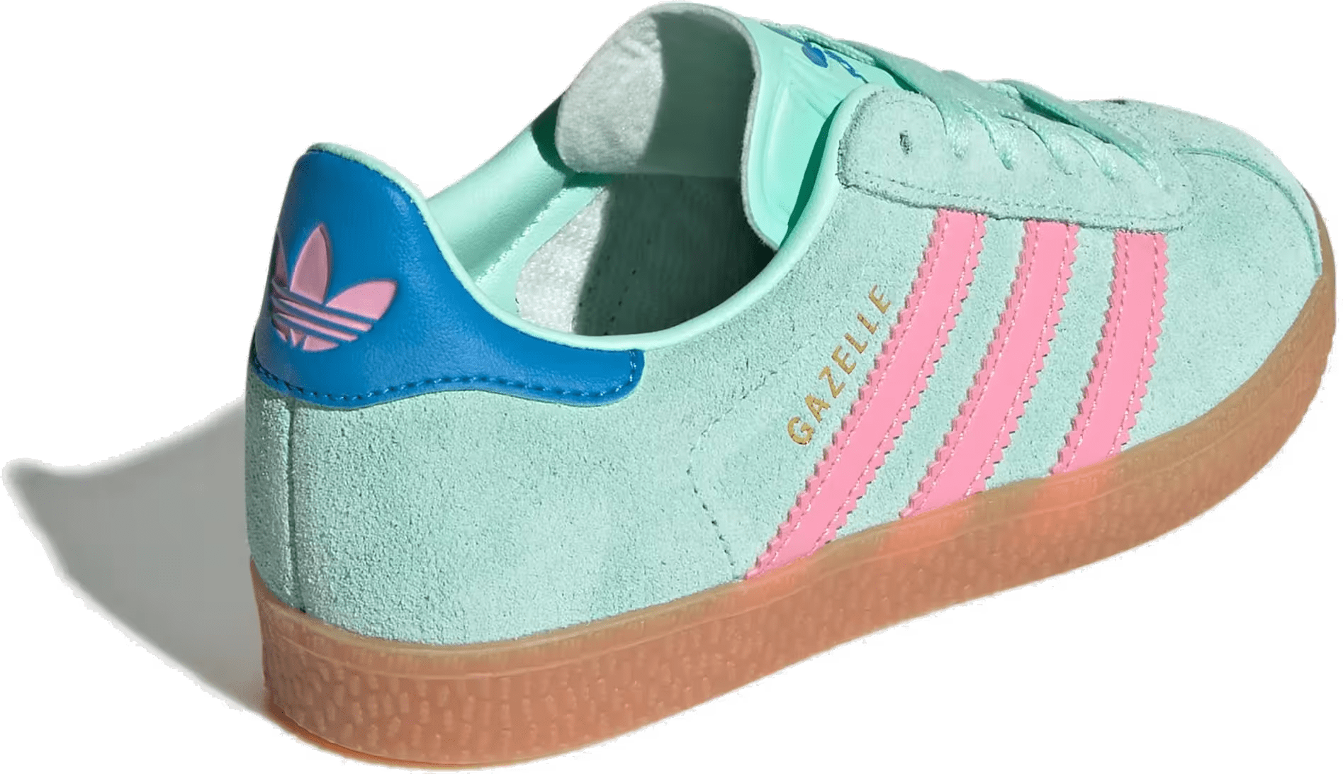 adidas Gazelle Clear Mint Bliss Pink Bright Blue (PS)