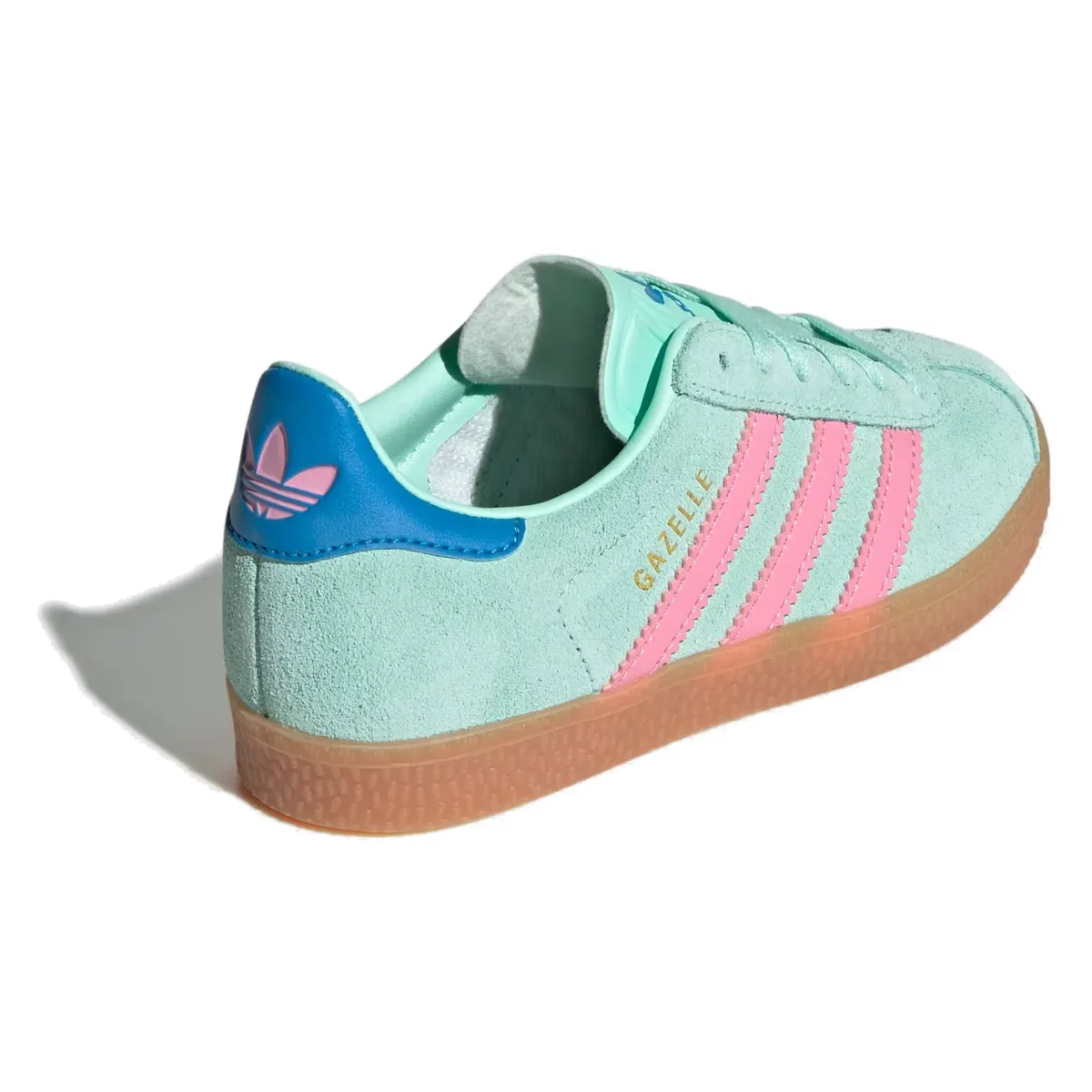 adidas Gazelle Clear Mint Bliss Pink Bright Blue (PS)