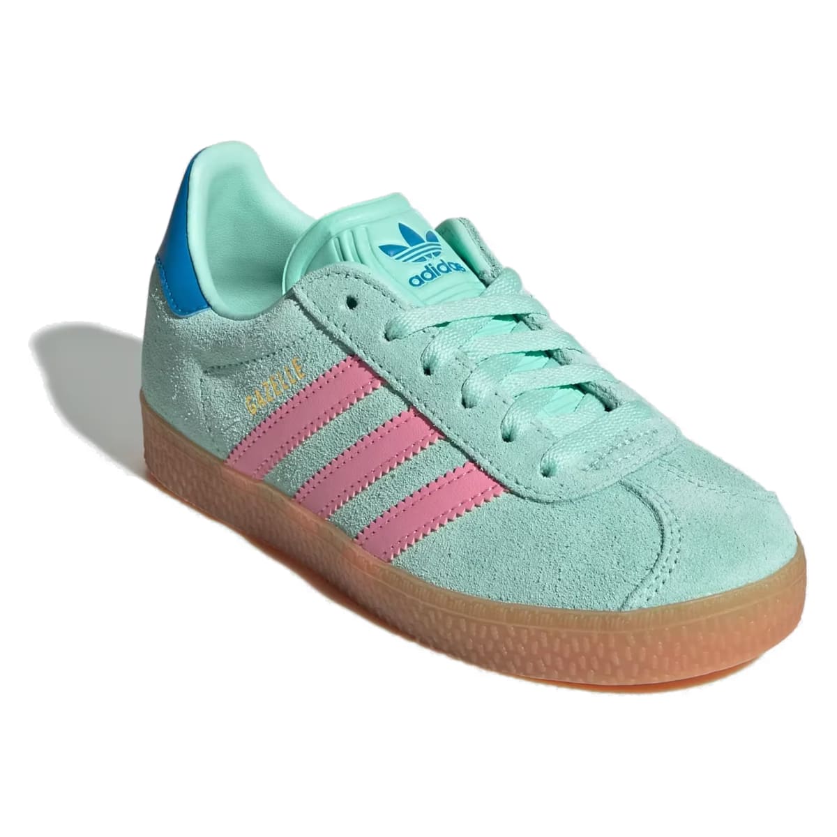 adidas Gazelle Clear Mint Bliss Pink Bright Blue (PS)