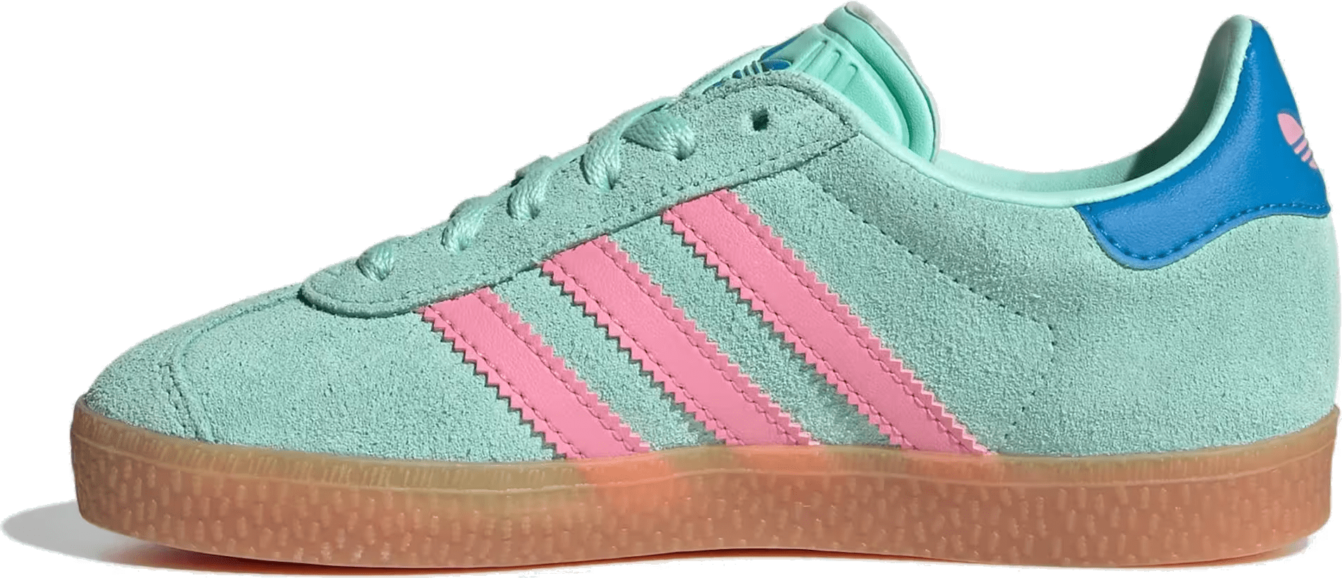 adidas Gazelle Clear Mint Bliss Pink Bright Blue (PS)