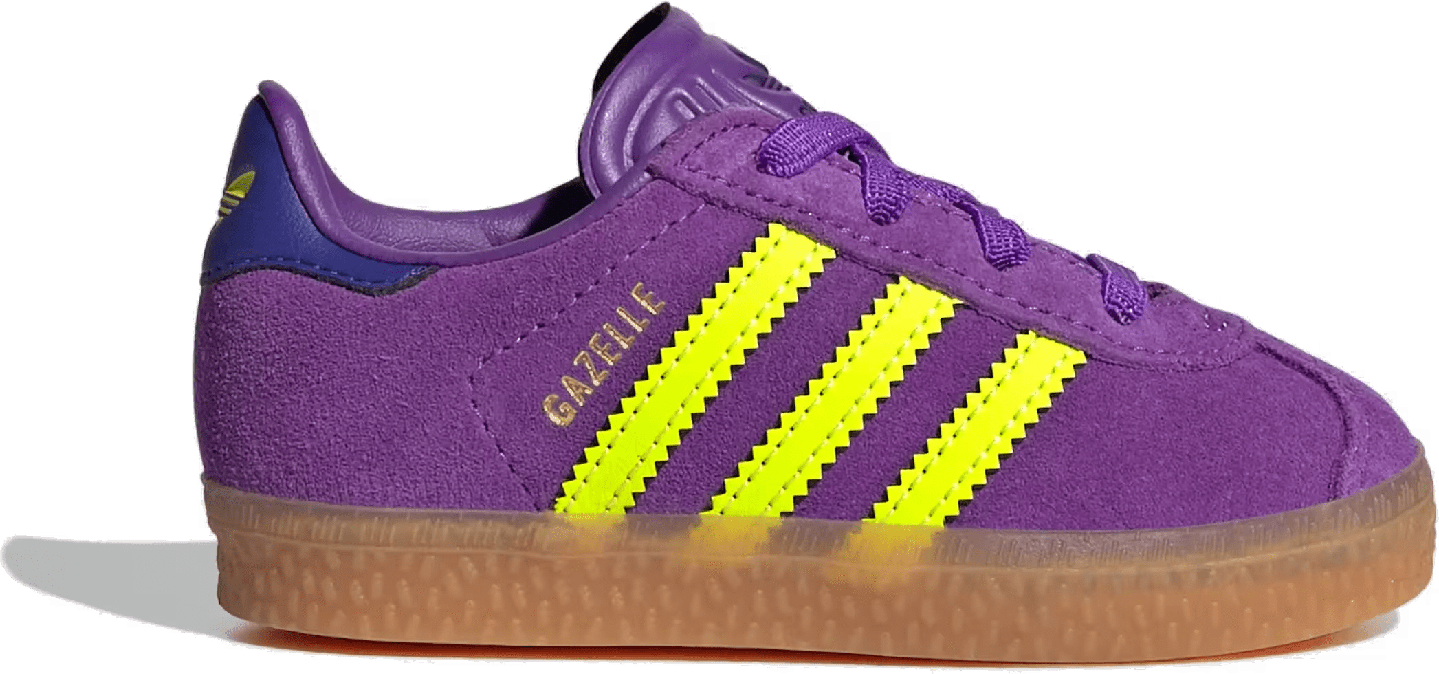 adidas Gazelle Comfort Closure Active Purple Solar Yellow Collegiate Purple (TD)