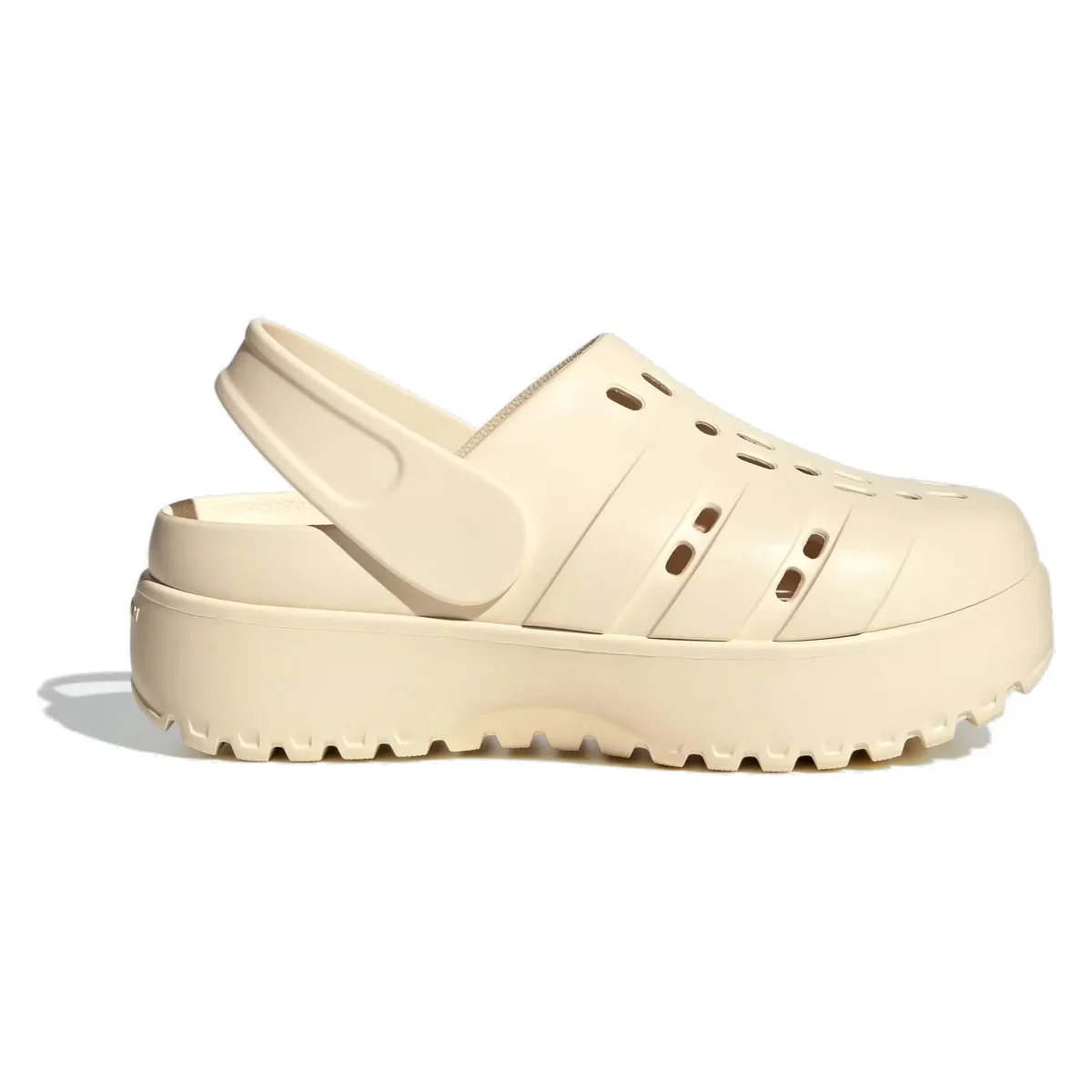 adidas Adilette Platform Clogs Wonder White (Women's)