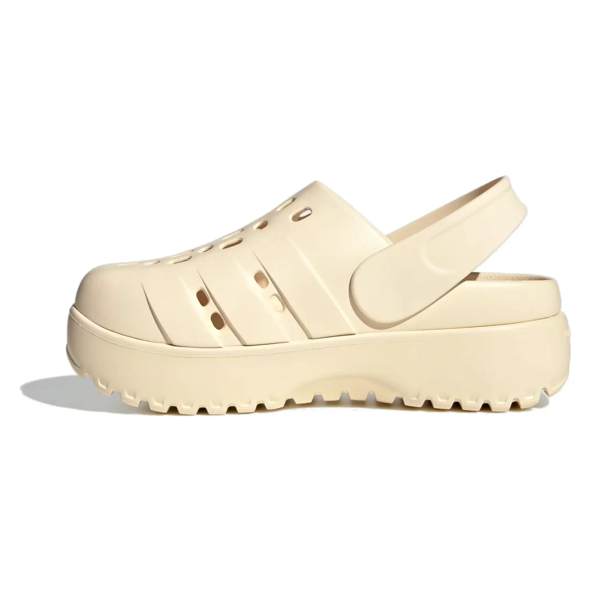 adidas Adilette Platform Clogs Wonder White (Women's)