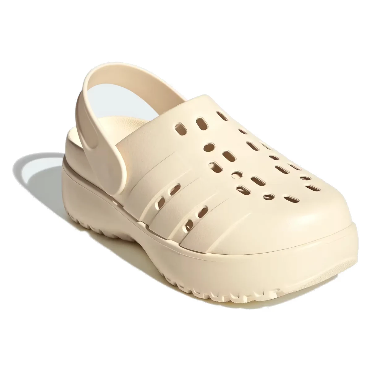 adidas Adilette Platform Clogs Wonder White (Women's)