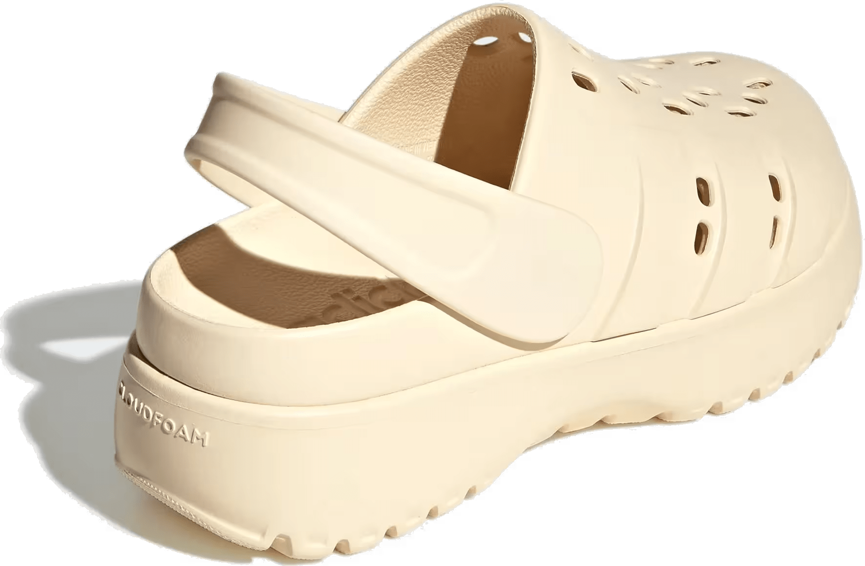 adidas Adilette Platform Clogs Wonder White (Women's)