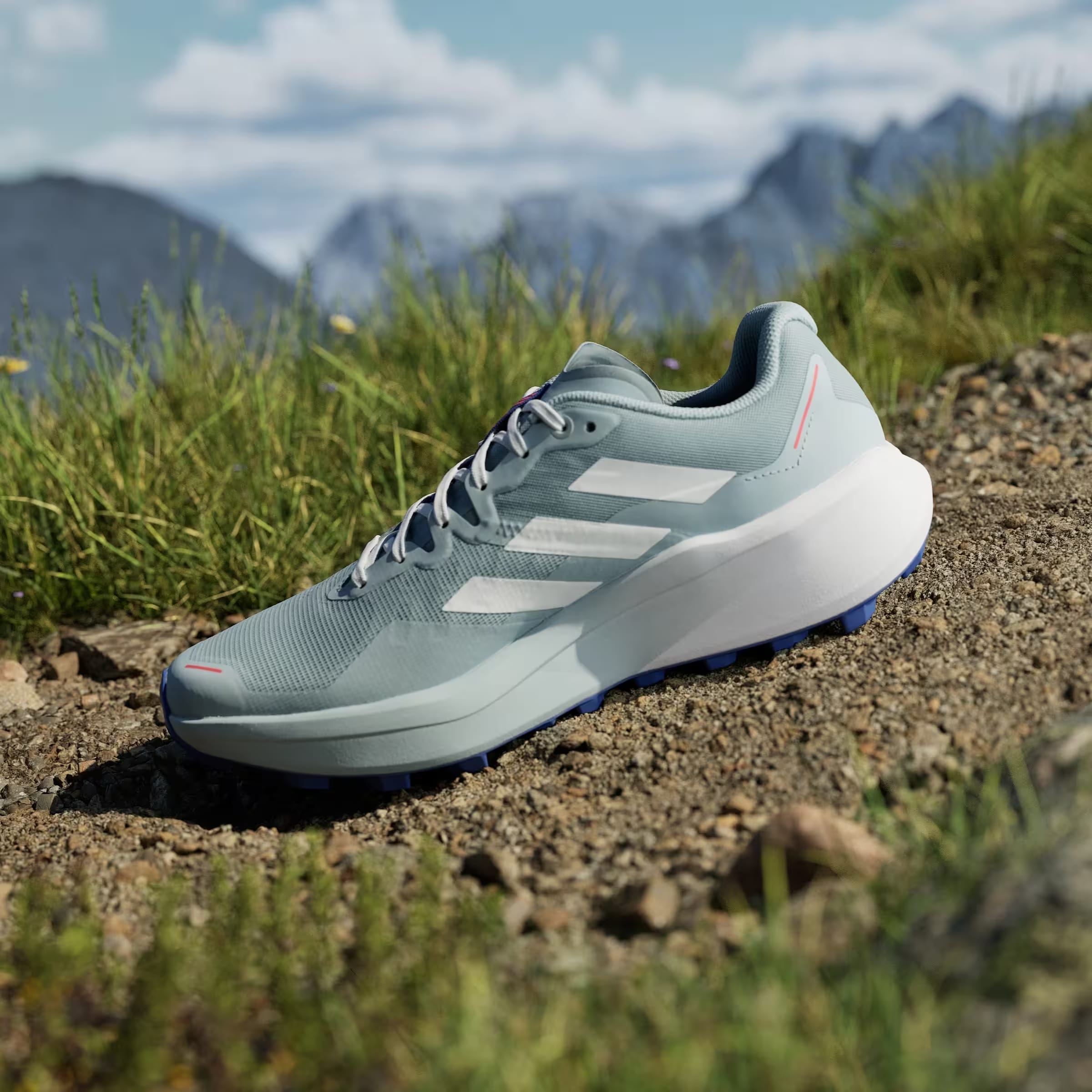 adidas Terrex Agravic 3 Trail Magic Grey Cloud White Semi Lucid Blue