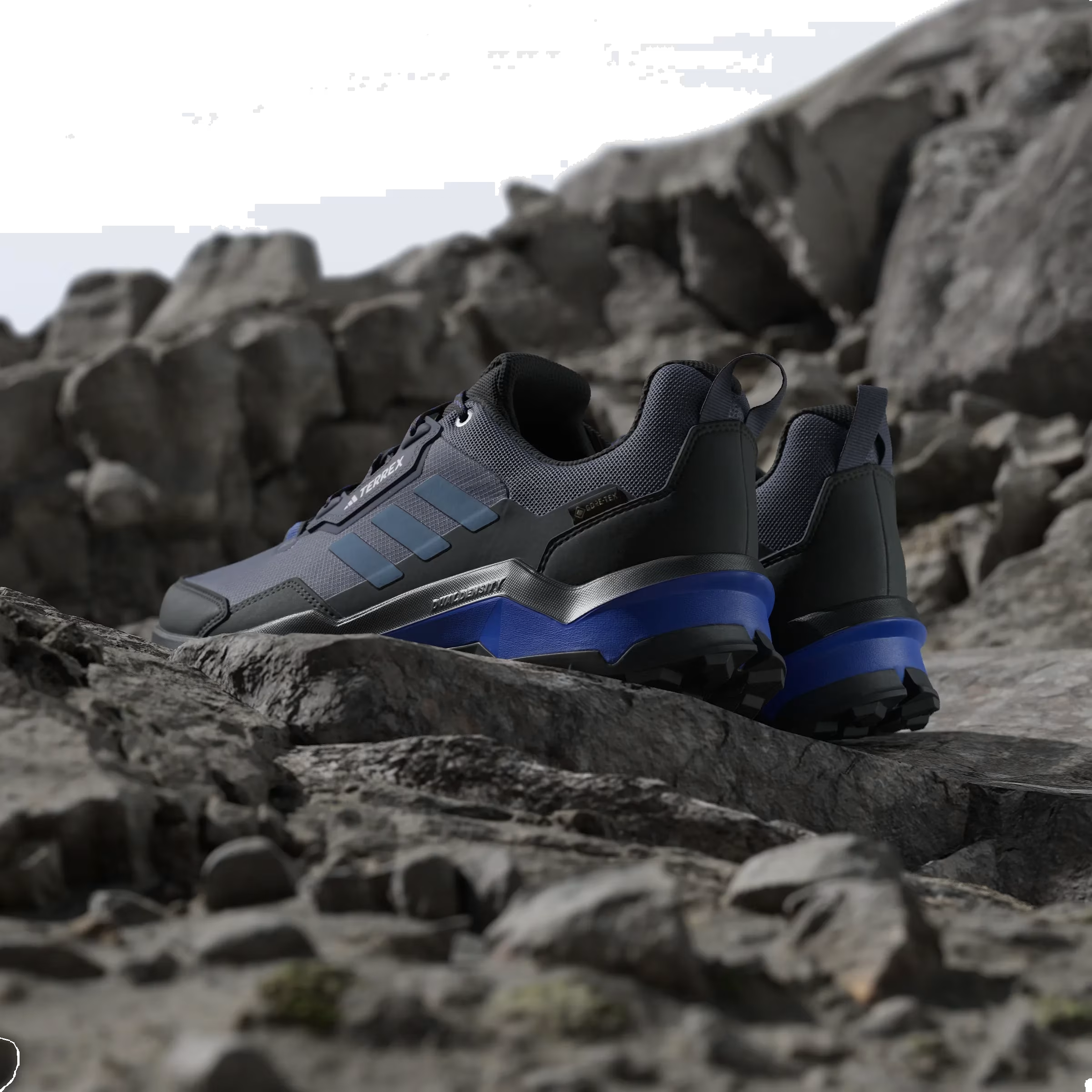 adidas Terrex AX4 Gore-Tex Shadow Navy Wonder Steel Semi Lucid Blue