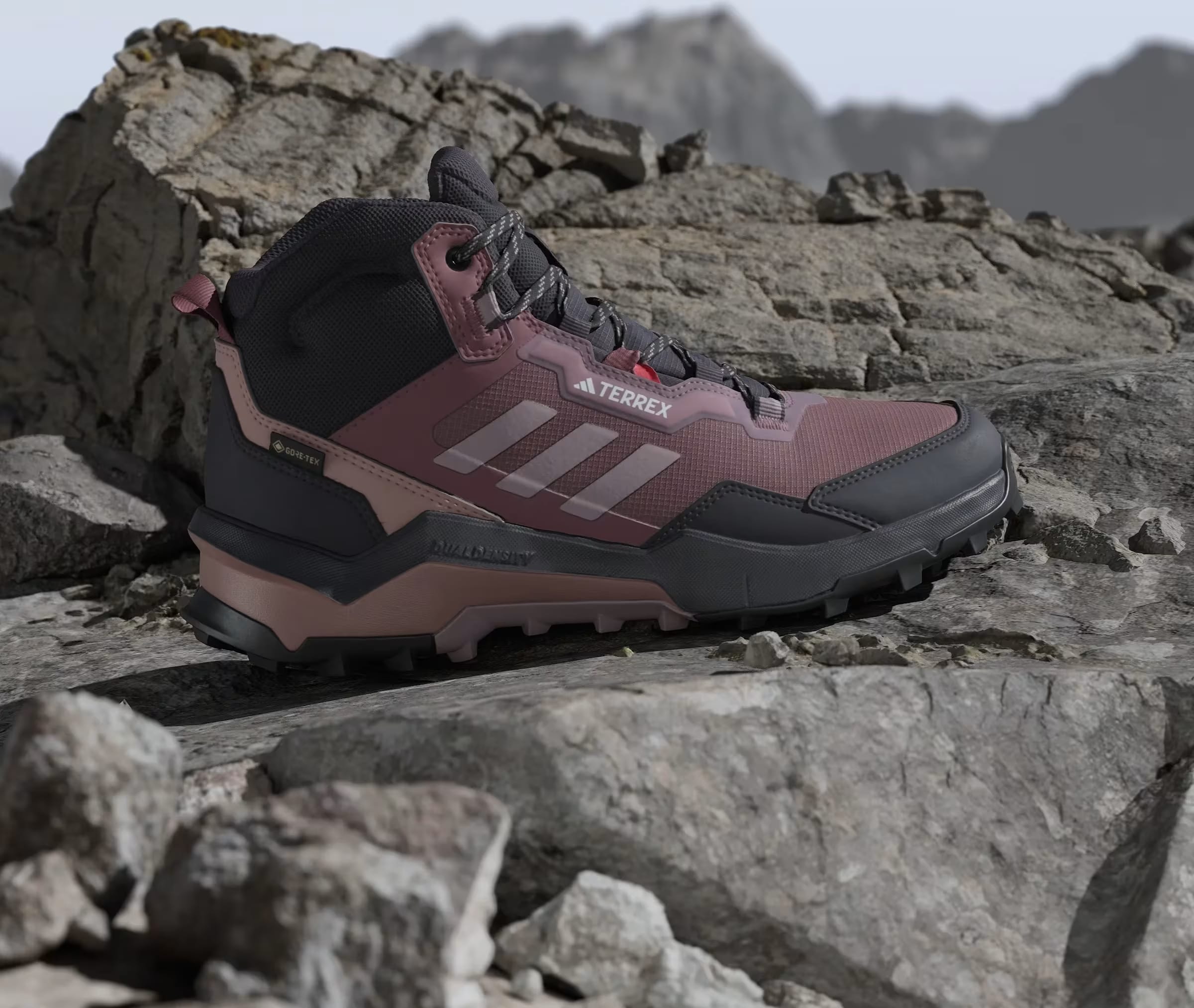 adidas Terrex AX4 Mid Gore-Tex Burgundy Preloved Fig Aurora Black (Women's)