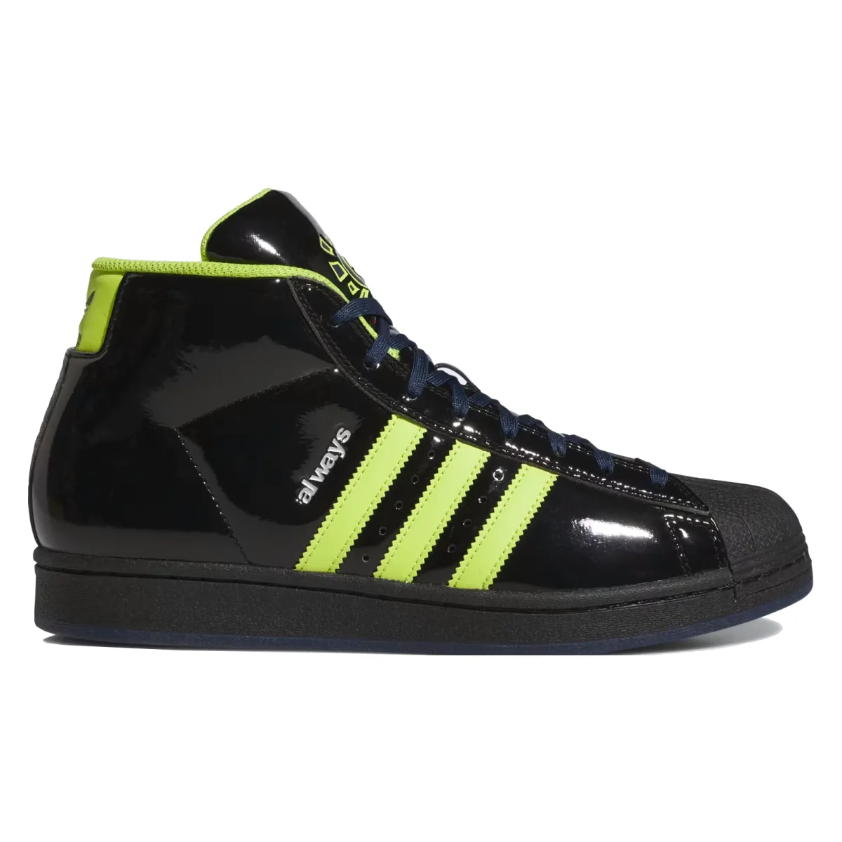 Always x Adidas Pro Model Adv "Black Solar Slime"