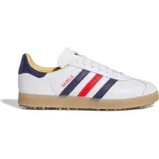 adidas Gazelle Leather Spikeless Golf White Dark Blue Red