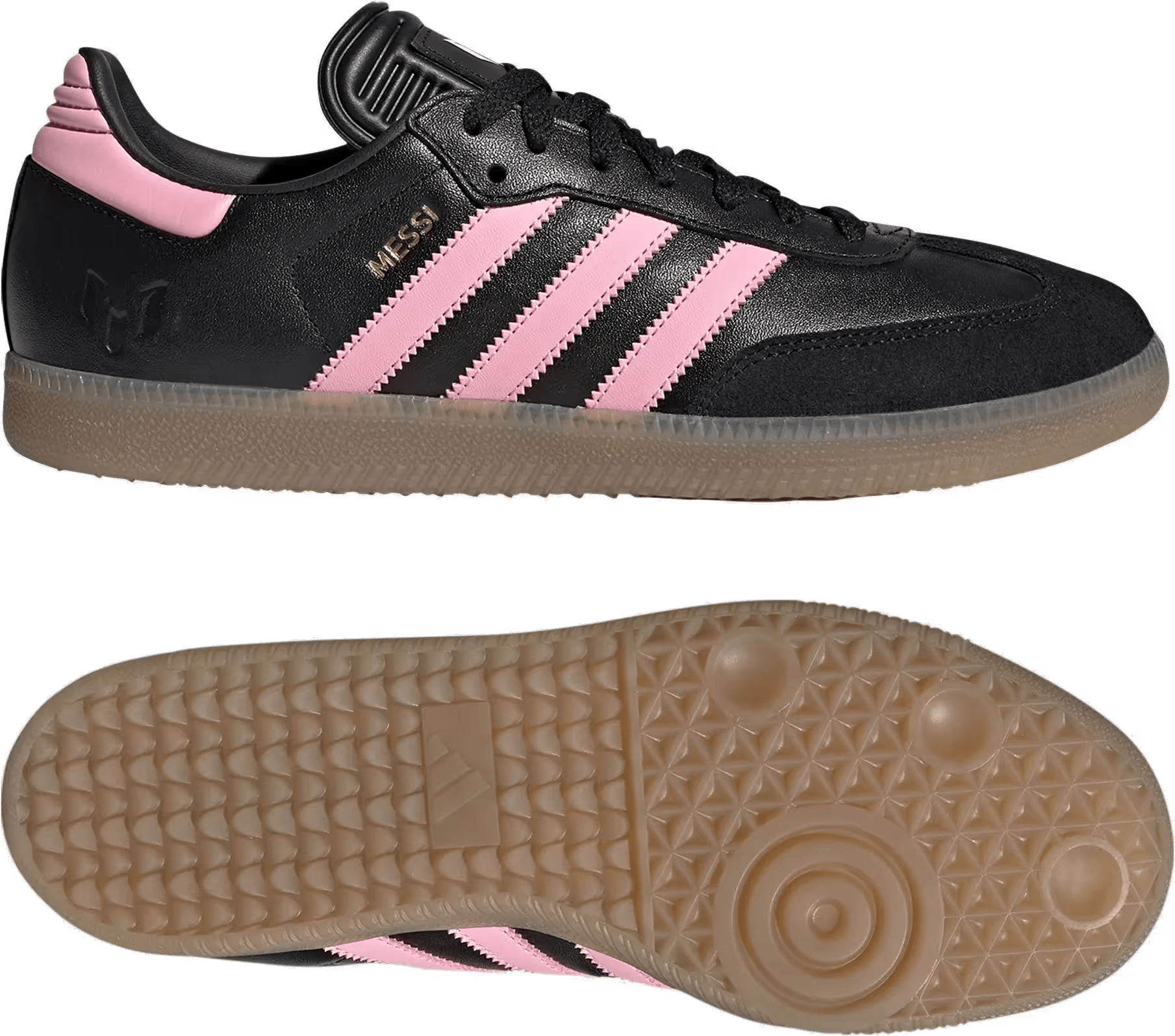 adidas Samba Messi Black Gold Metallic