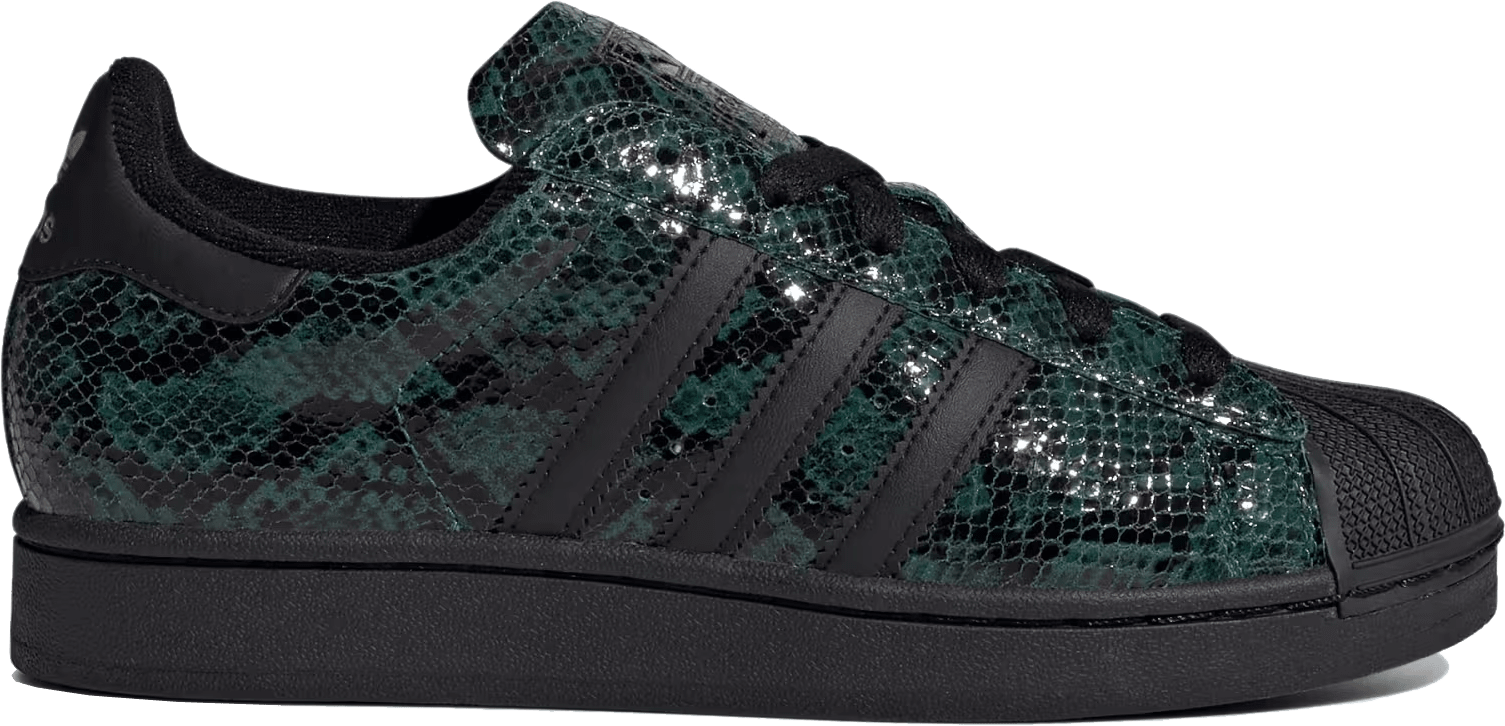 Adidas Superstar II "Collegiate Green Snakeskin"