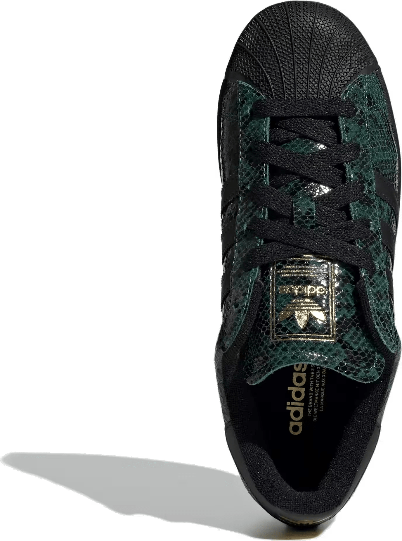 Adidas Superstar II "Collegiate Green Snakeskin"