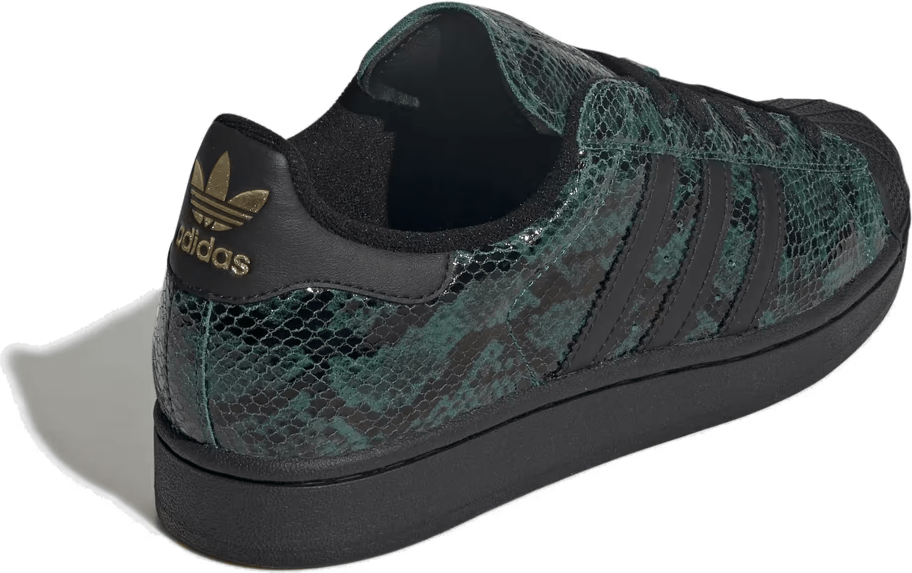Adidas Superstar II "Collegiate Green Snakeskin"