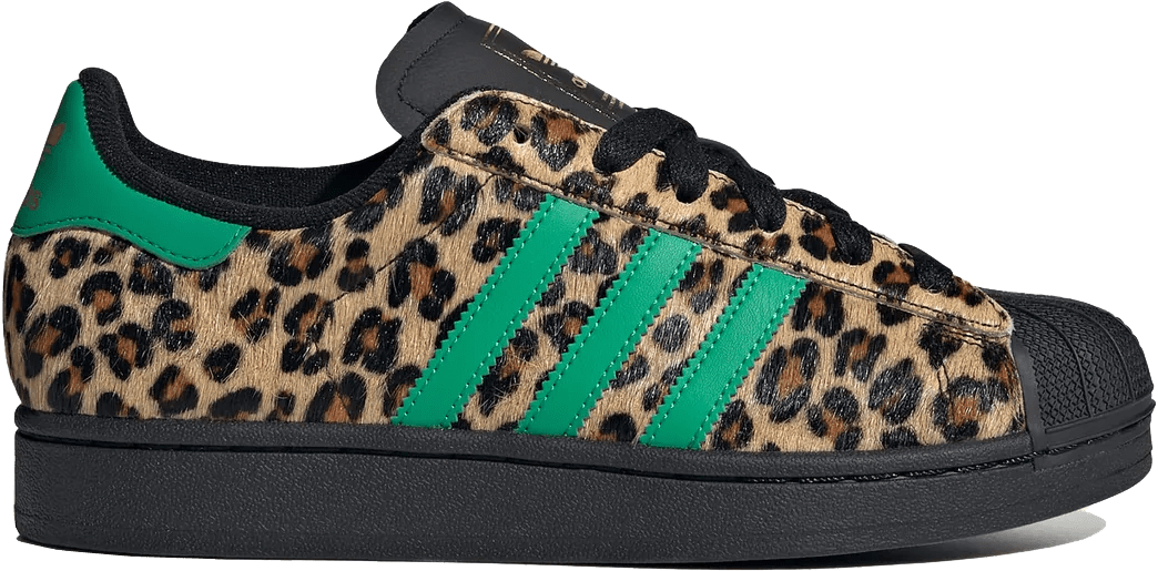 Adidas Superstar II "Leopard Black Green"