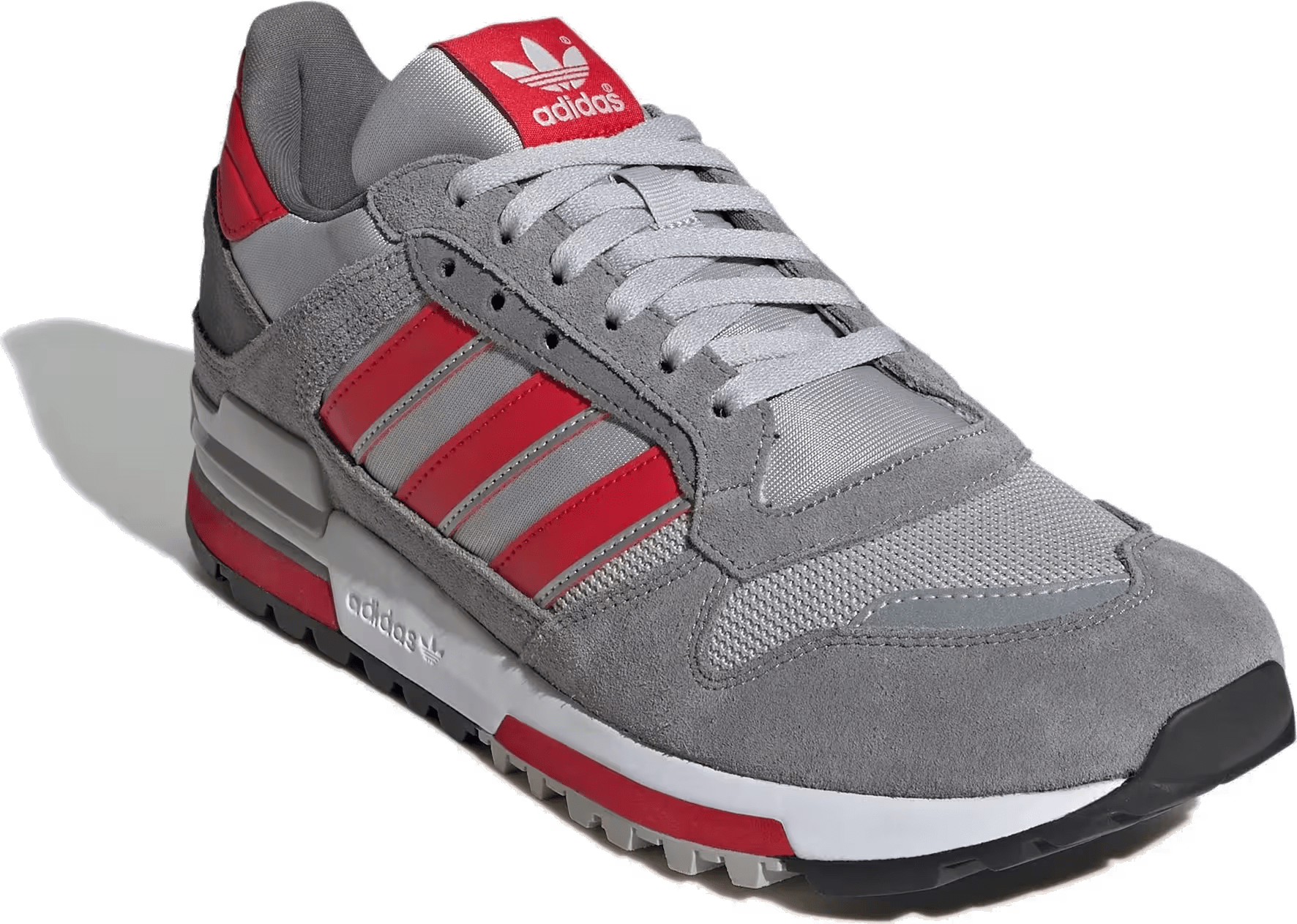 adidas ZX 600 Grey Three Better Scarlet Grey Two