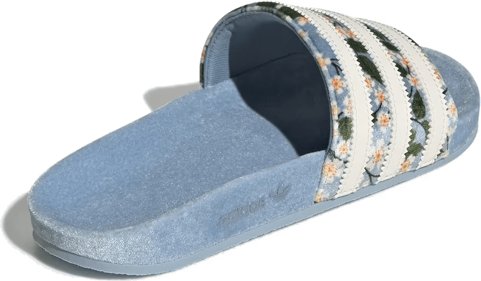 adidas Adilette Slides Liberty London Tactile Blue Floral (Women's)