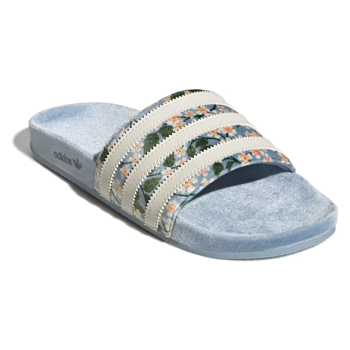 adidas Adilette Slides Liberty London Tactile Blue Floral (Women's)