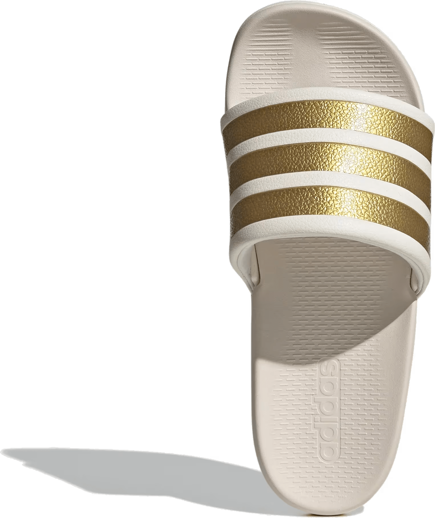 adidas Adilette Comfort 2.0 Slides Off White Gold Metallic (Women's)