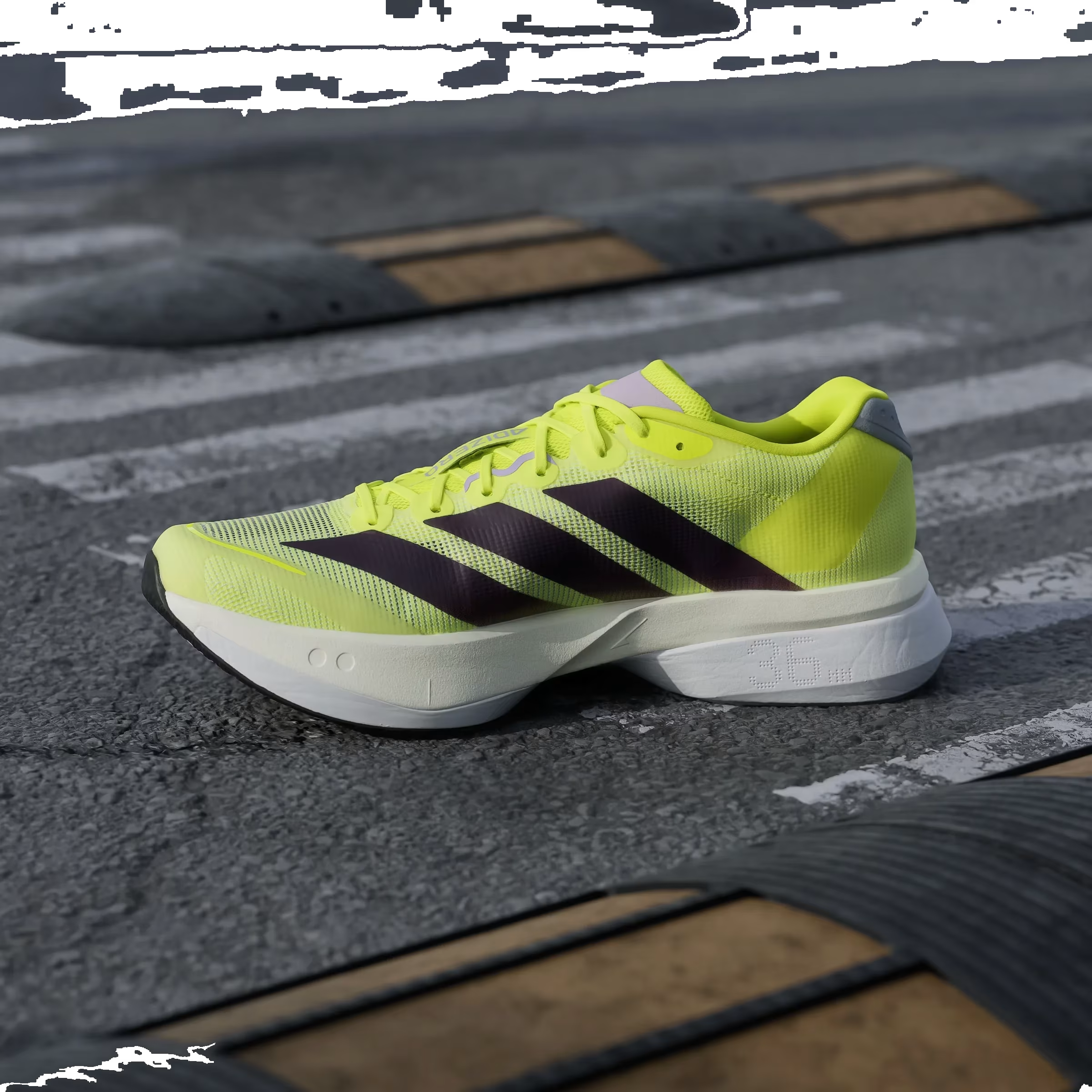 adidas Adizero Boston 13 Solar Yellow Plum
