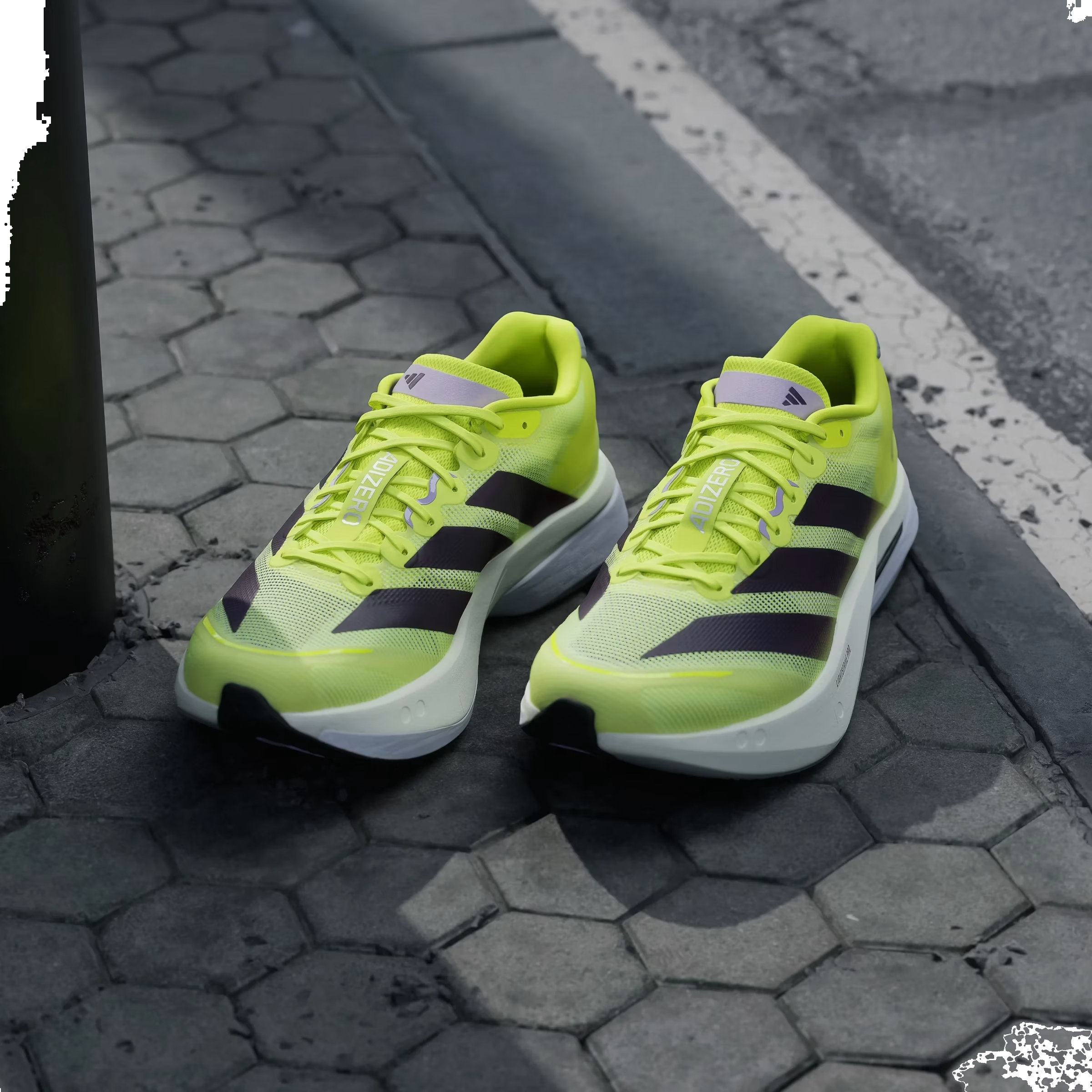 adidas Adizero Boston 13 Solar Yellow Plum