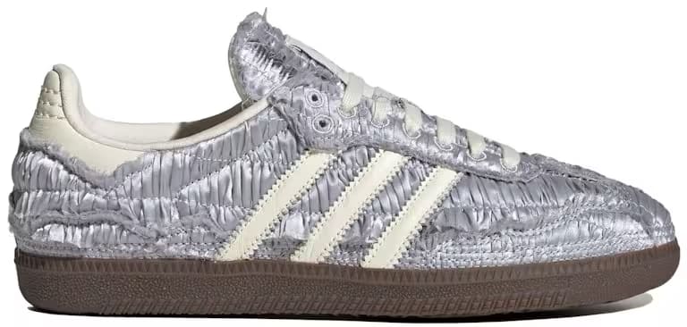 adidas Samba OG Caroline Hu Satin Silver Metallic (Women's)