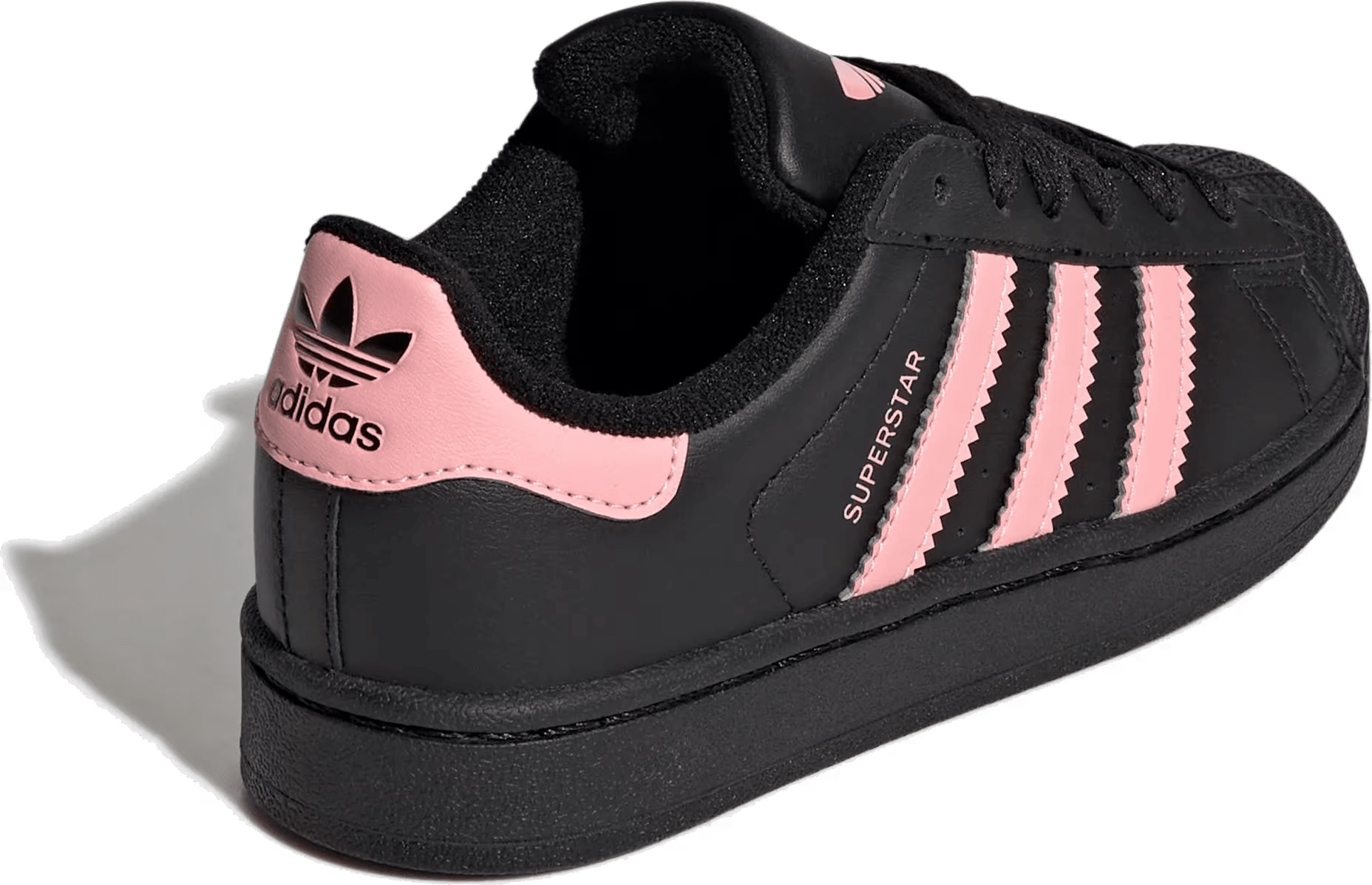 adidas Superstar II Black Glow Pink (PS)